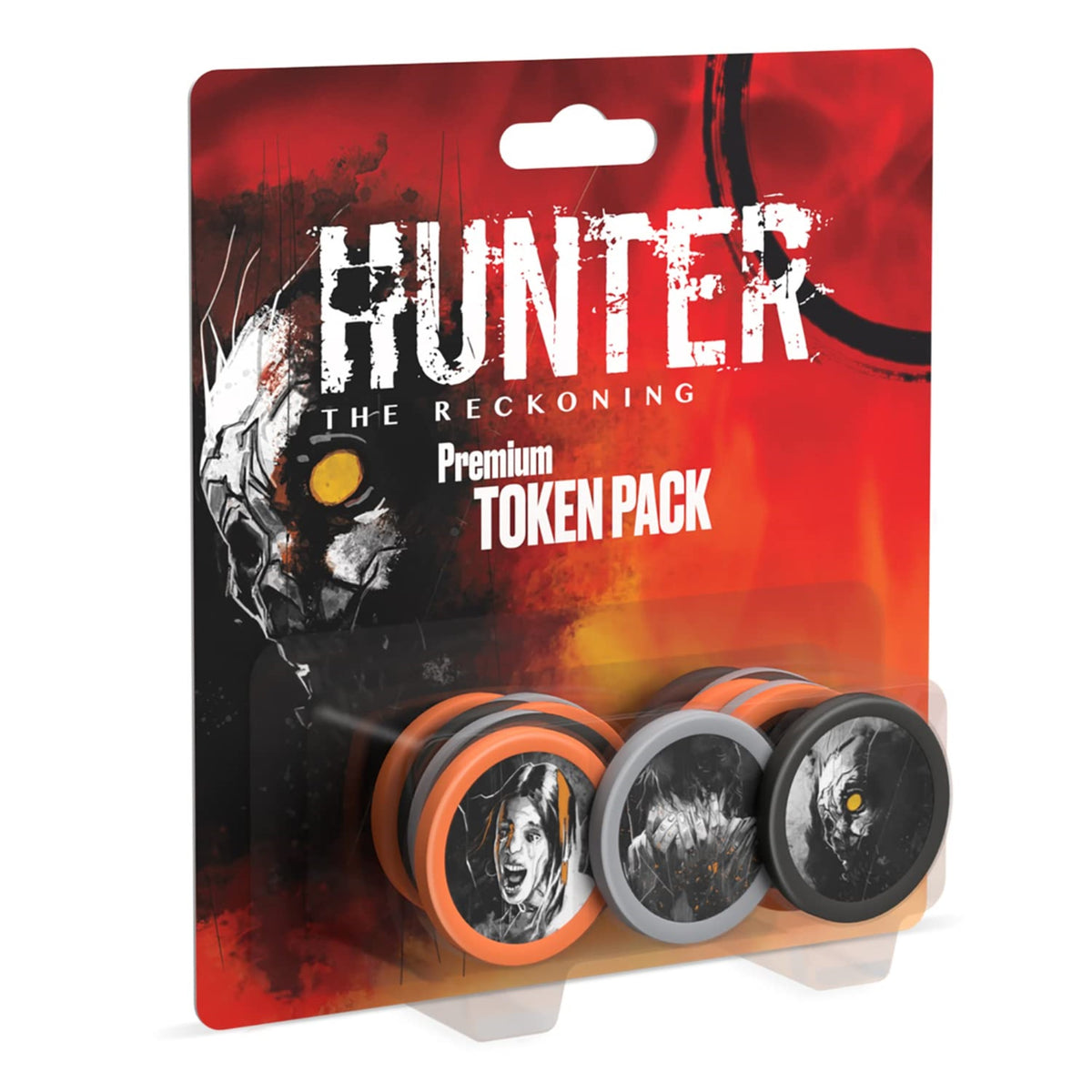 Renegade Game Studios Hunter: The Reckoning 5Th Edition Roleplaying Game: Premium Token Pack - 15 Tokens, Track Danger, Desperation & Despair