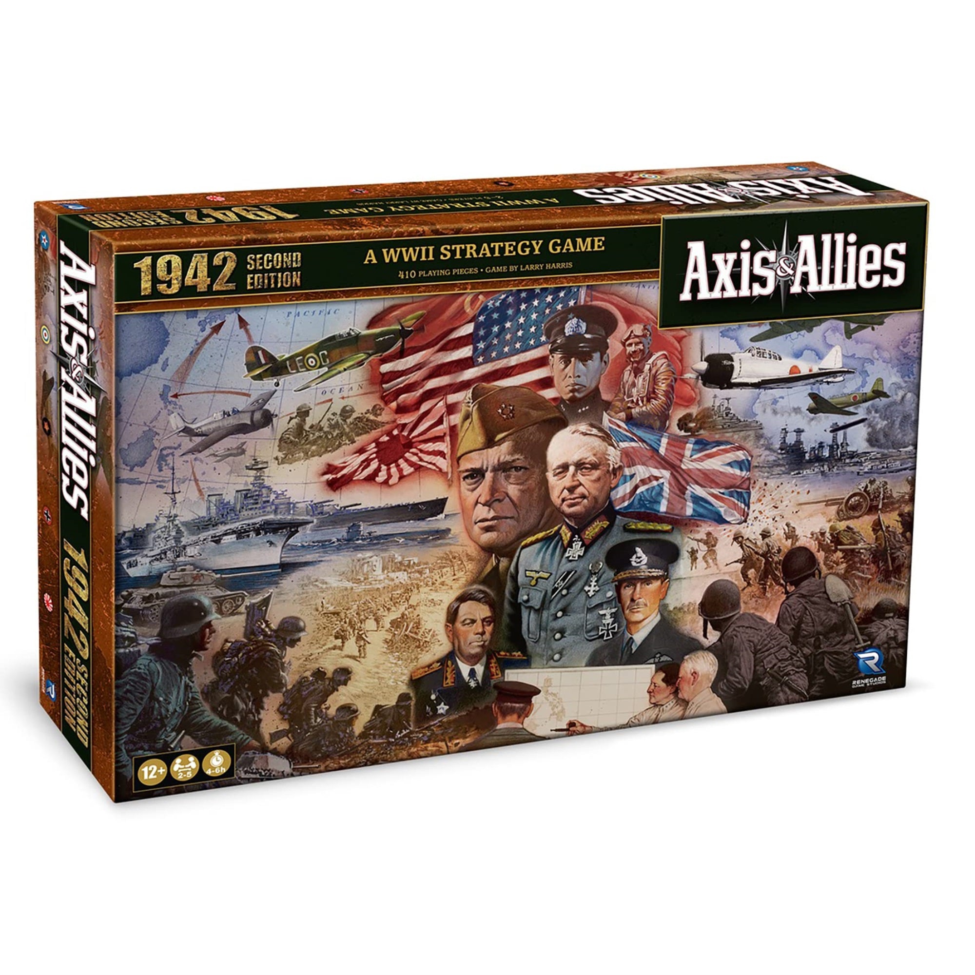 Renegade Game Studios Axis & Allies: 1942 Second Edition - Wwii War Miniatures Strategy Board Game, Renegade, Ages 12+, 2-5 Players, 3-4 Hrs