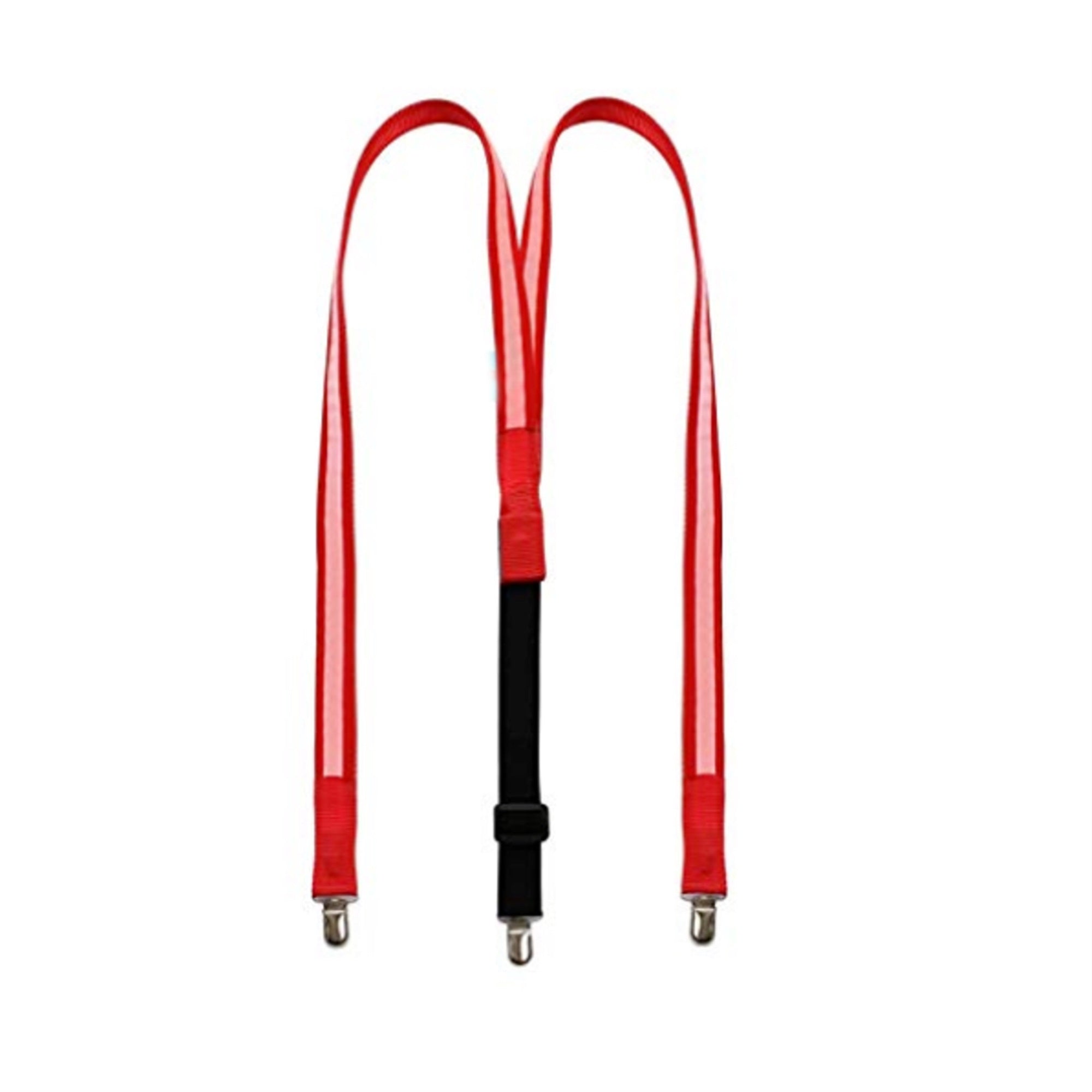 Rechargeable Red LED Suspenders USB