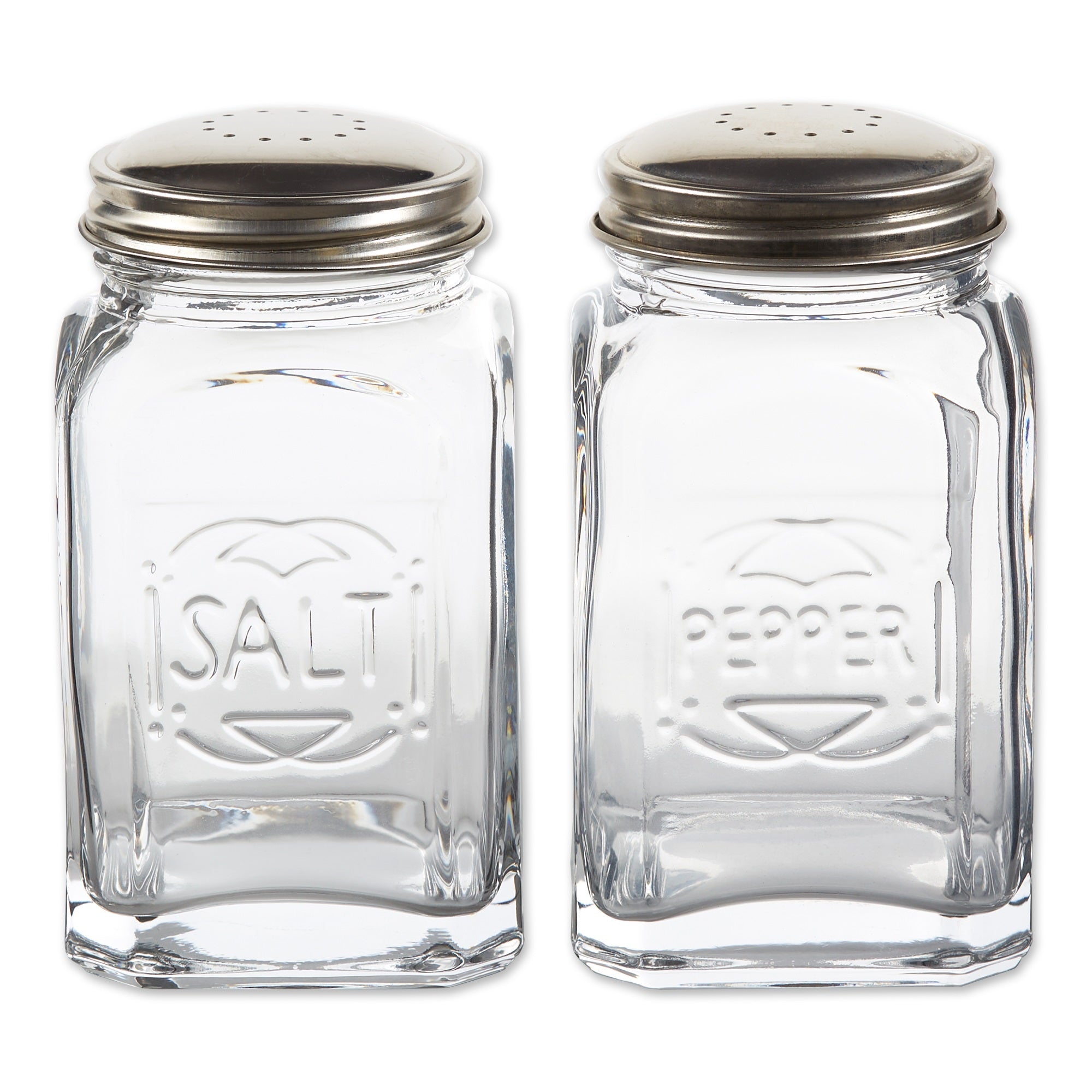 Rsvp Retro Glass S&P Set - Clear