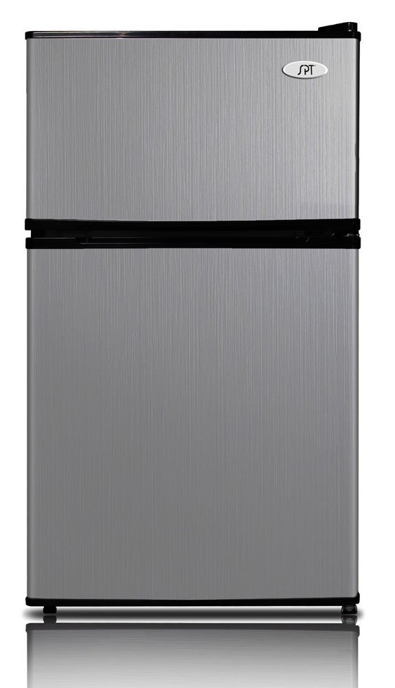 3.1 Cu.Ft. Double Door Refrigerator With Energy Star - Stainless Steel