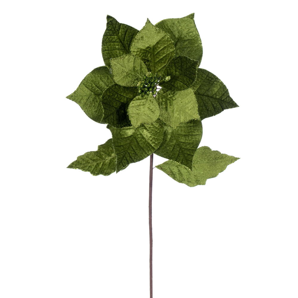 20″ Lime Classic Velvet 12″ Flower 4/Bag