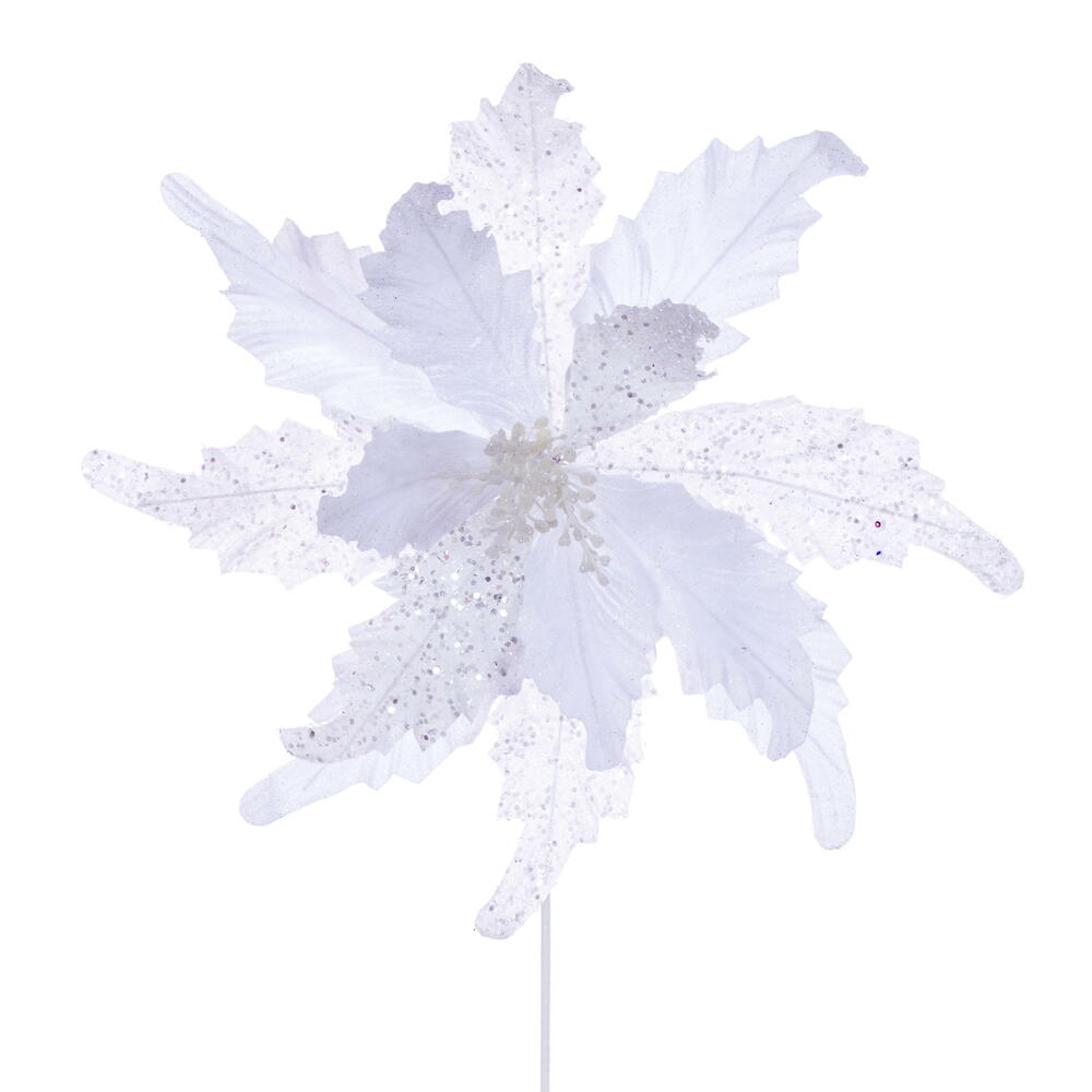 20” White Grand Velvet 18” Flower 2/Bag