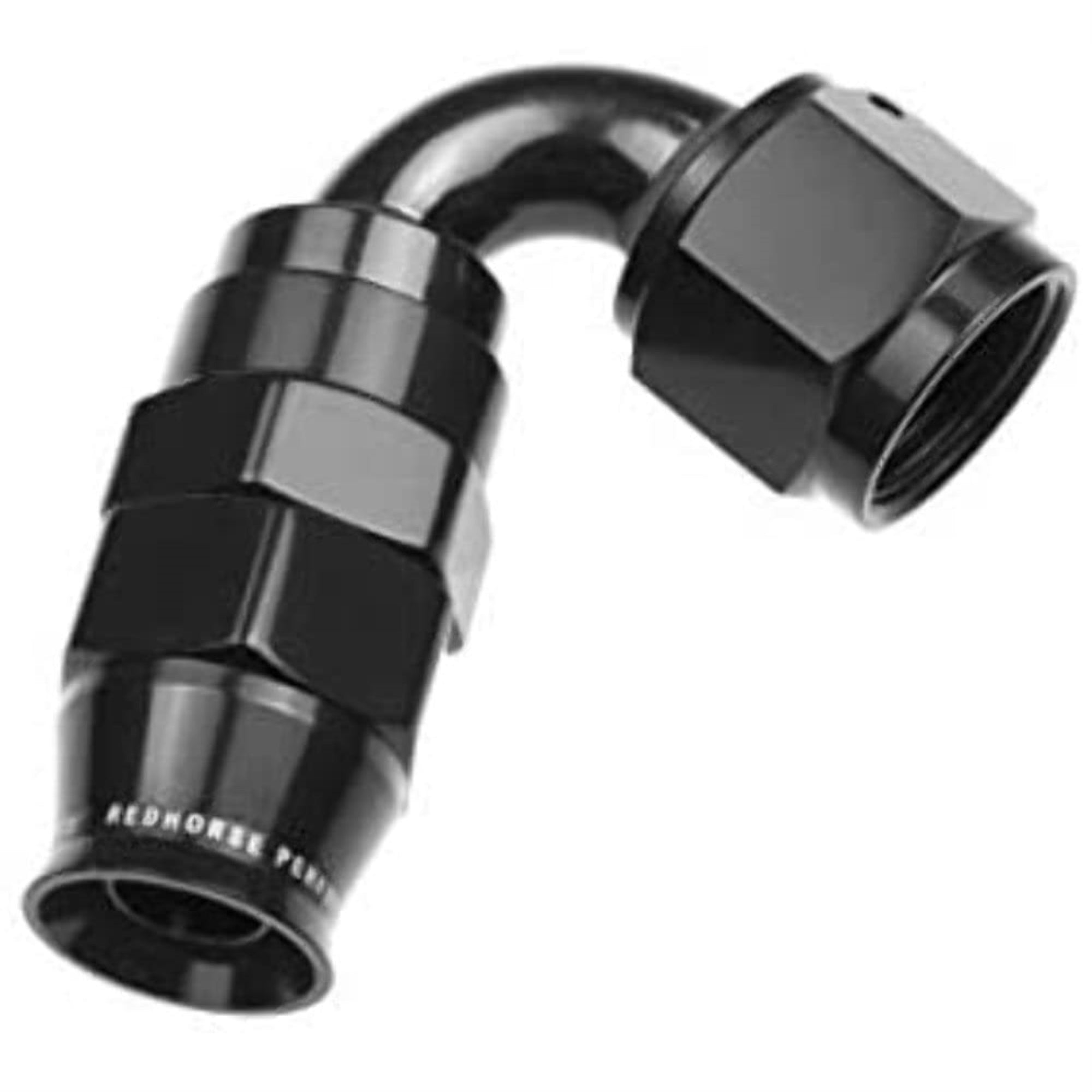 Red Horse Performance 1220-06-2-06 An 120 Degree Ptfe Reusable Hose End -Black