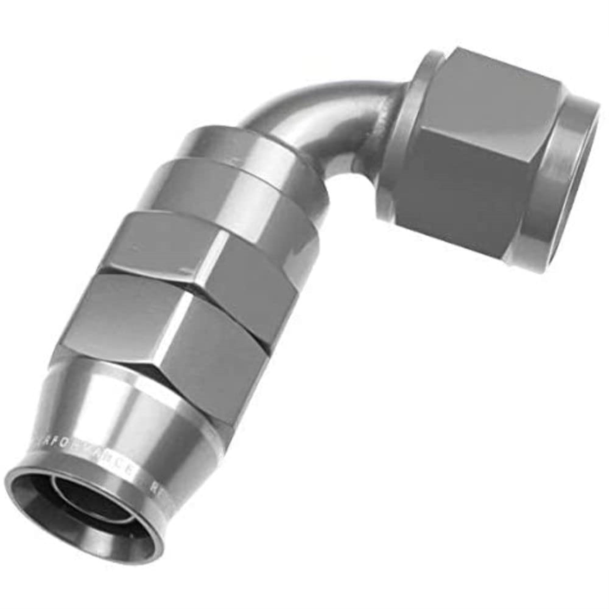 Red Horse Performance 1290-06-5-06 An 90 Degree Ptfe Reusable Hose End -Clear