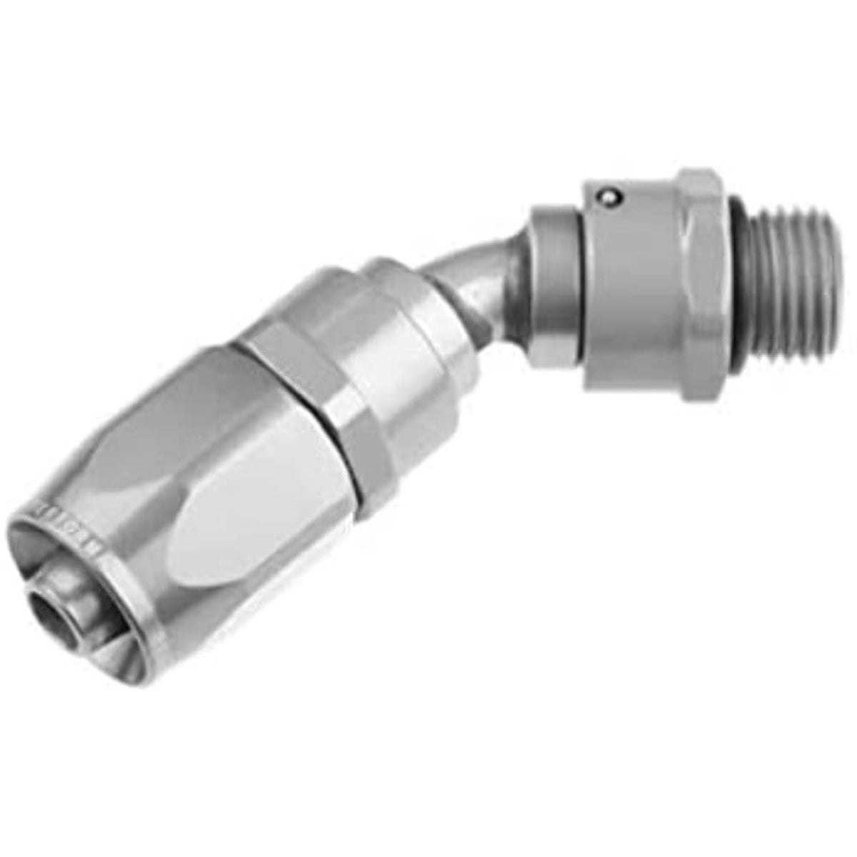 -06 An 45 Degree Hose End With -06 Orb Male End - Clear
