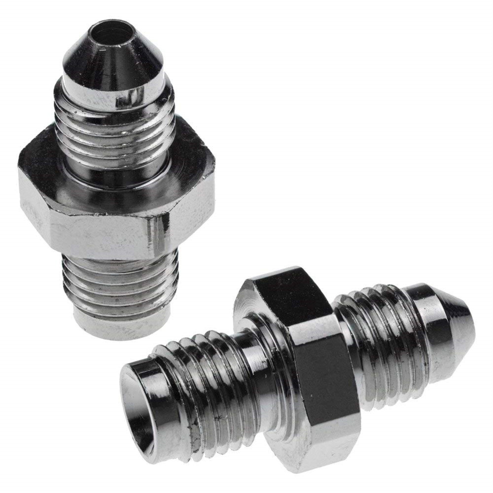 Red Horse Performance 336-04-04-04 An Male To 7/16-20 Inverted Flare Male-2Pcs/Pkg