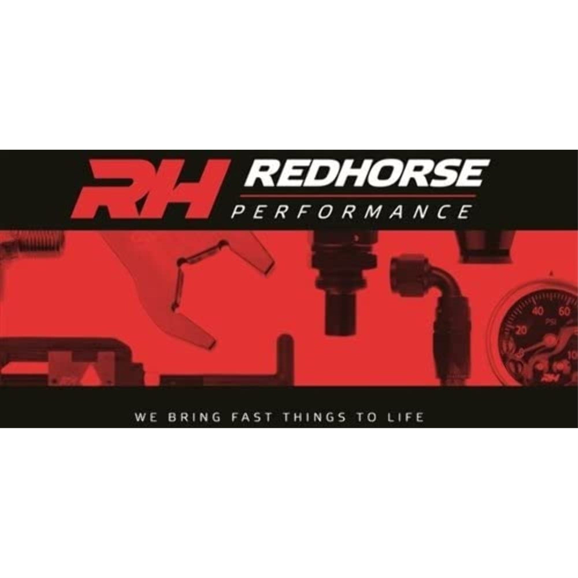 Redhorse Performance 4651-10-2 Line Race Fuel Filter (Black), 1 Pack