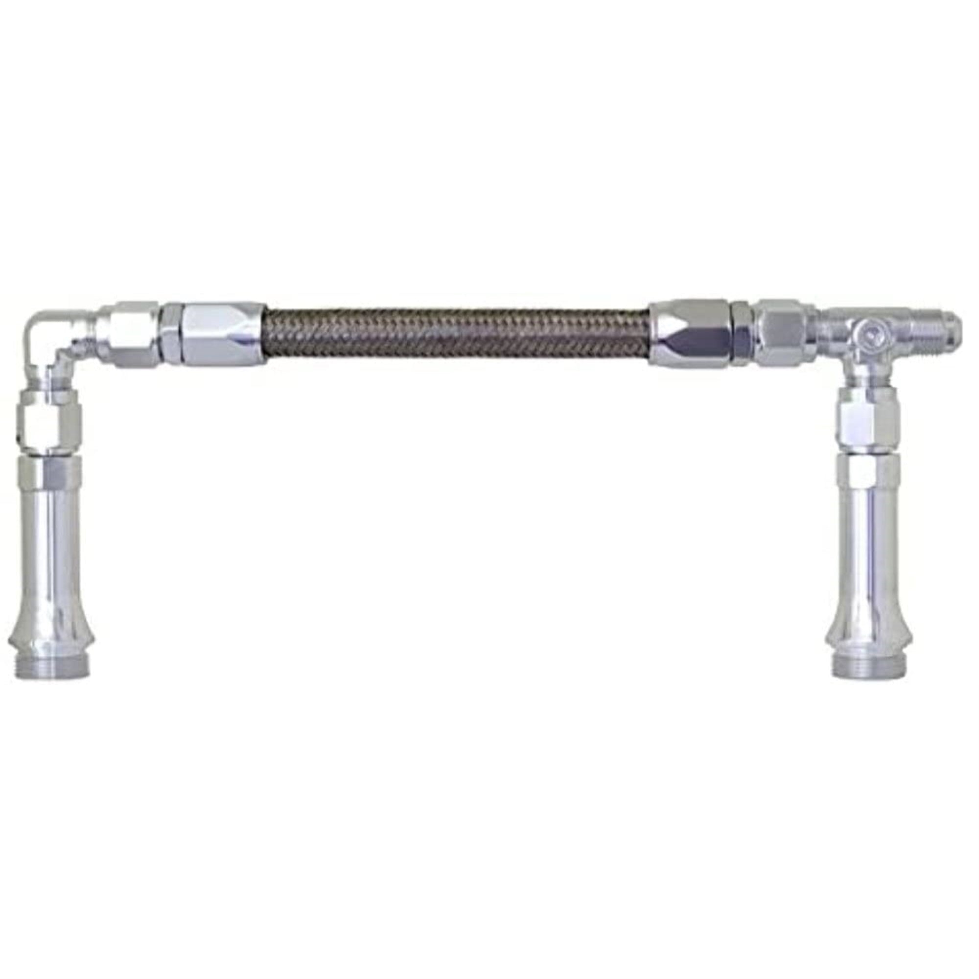 Red Horse Performance 5500-08-5-08X 7/8-20 Dual Inlet To Fit Holley-4500 (Center To Center 11.35) - Clear