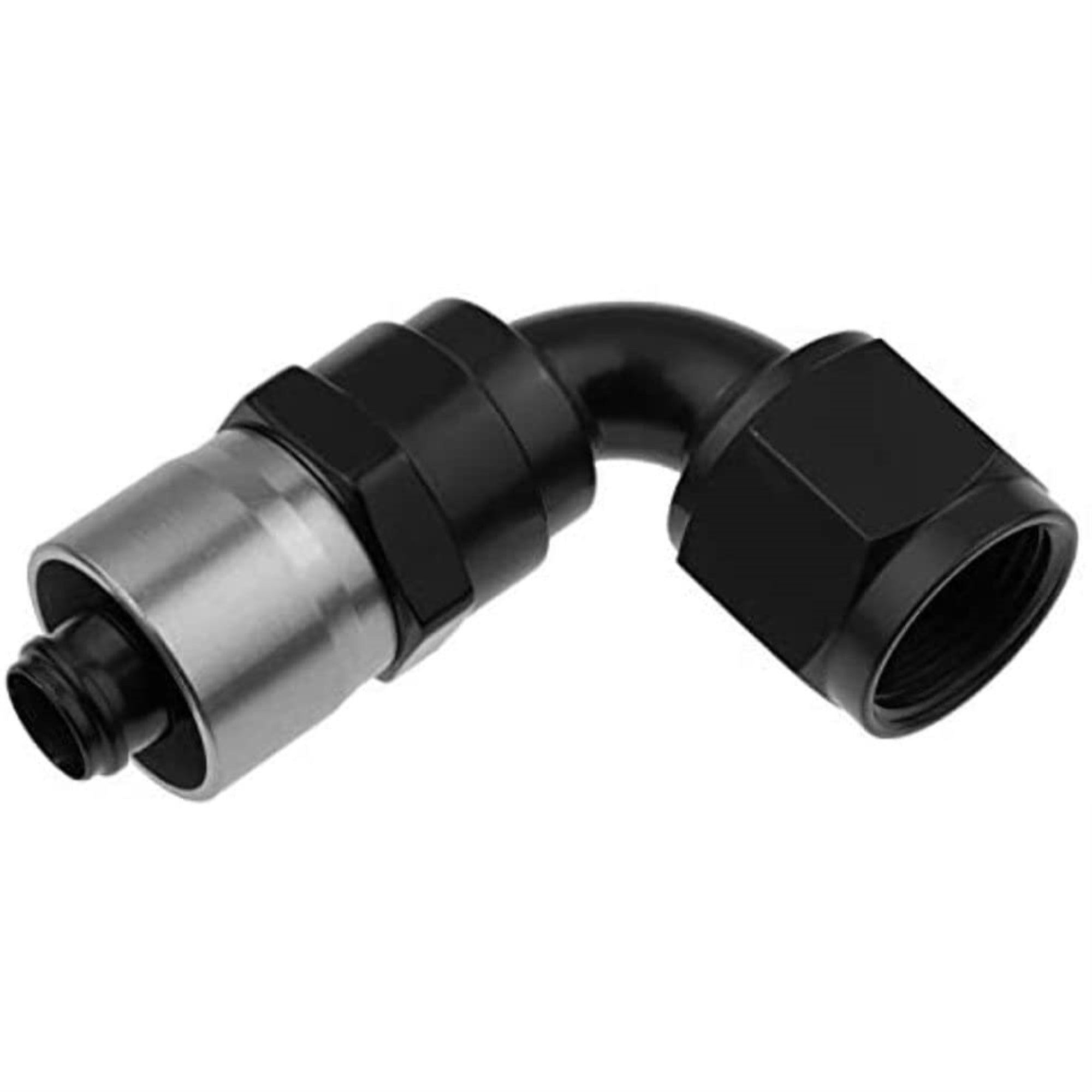Redhorse Performance 7090-10-2 Crimp Style Hose End (Black), 1 Pack