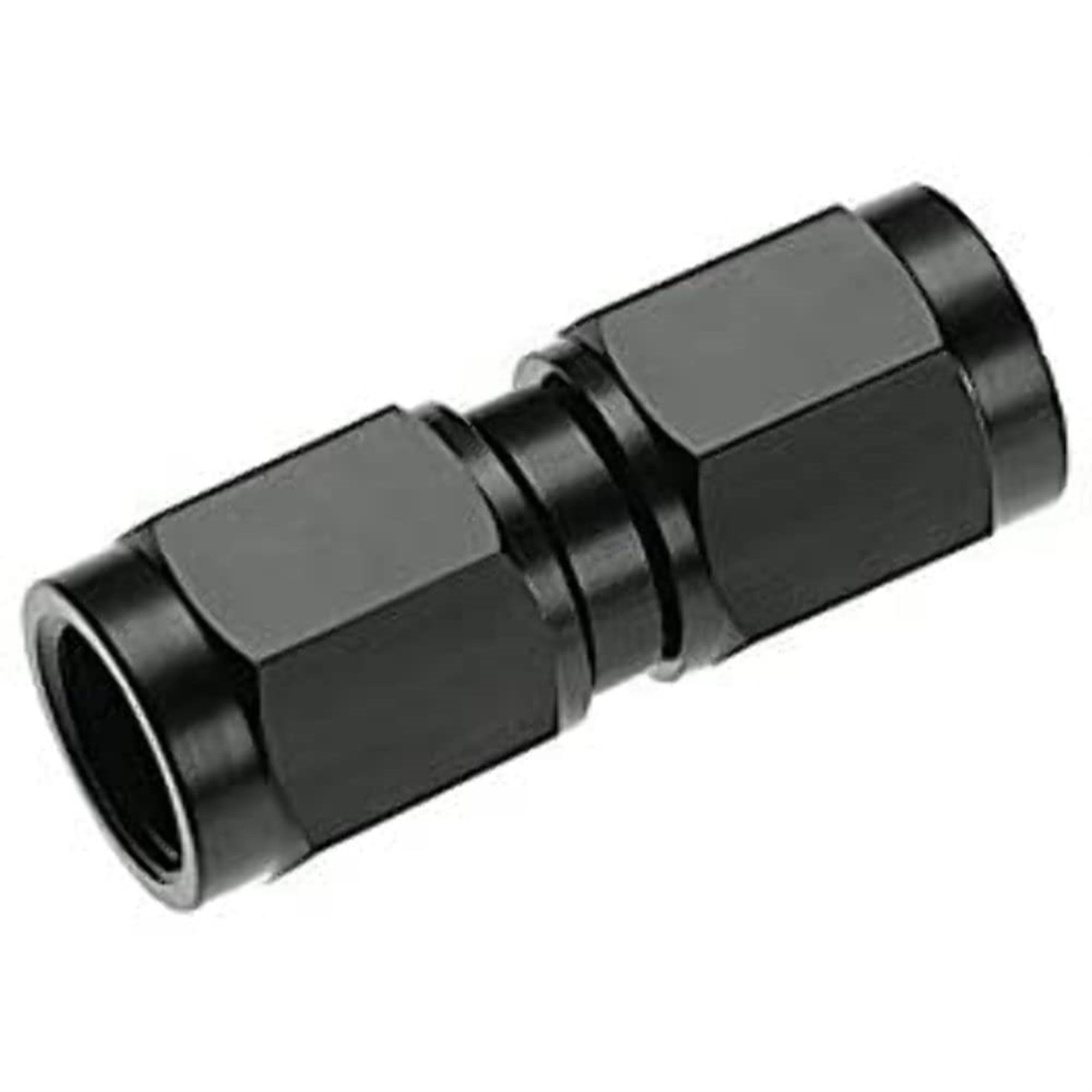 -04 Female To Female An/Jic Swivel Coupling - Black