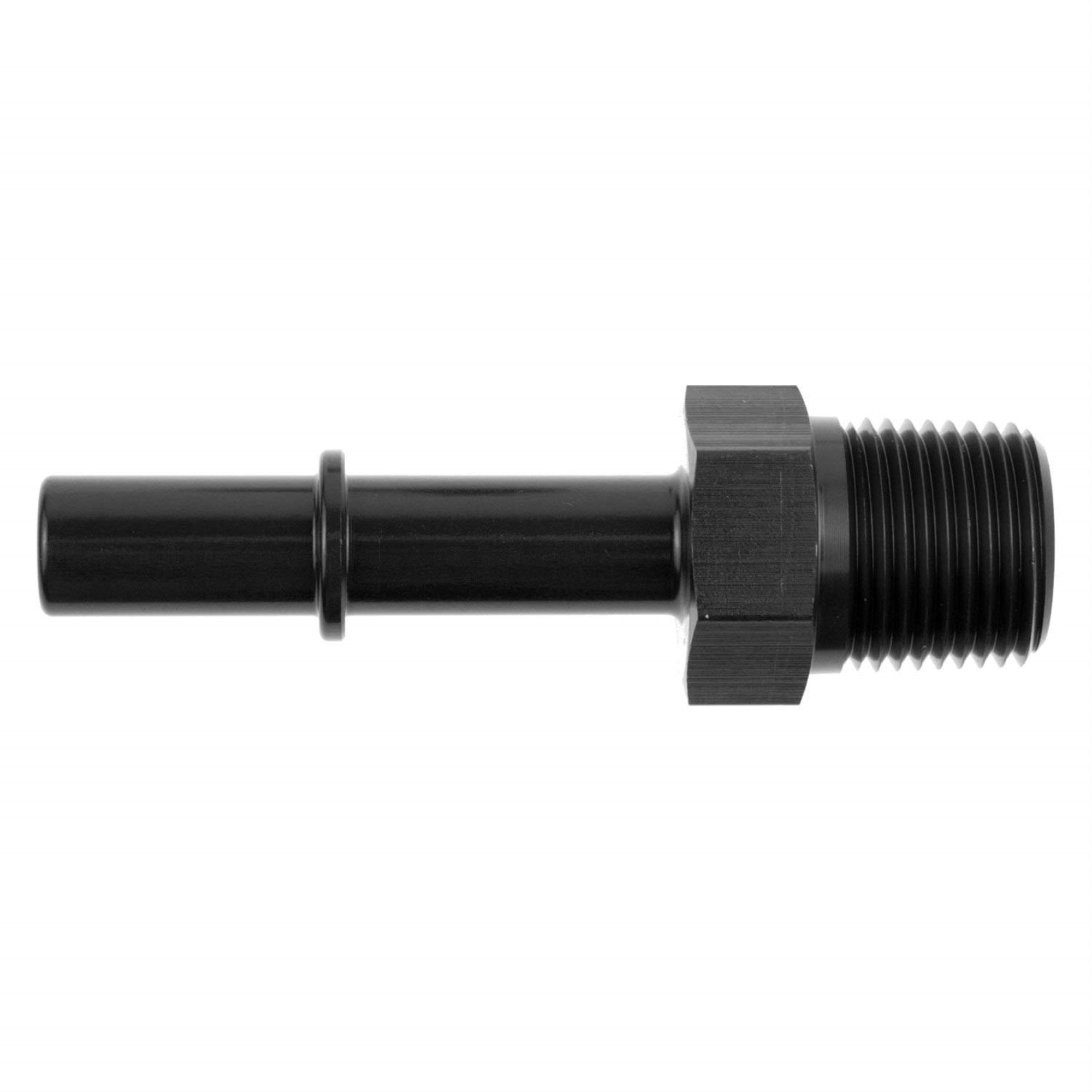 Red Horse Performance 813-06-06-2 3/8' Push On Efi To 3/8 Npt - Black
