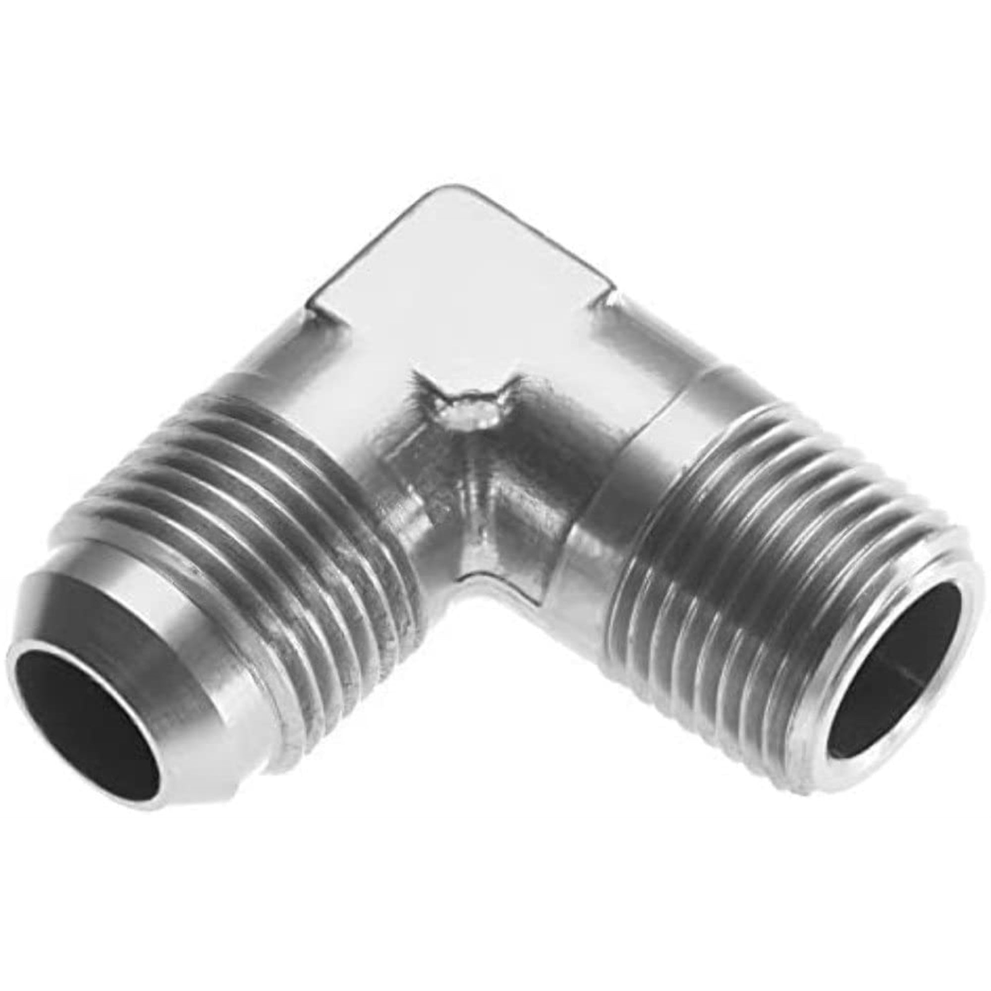 Red Horse Performance 822-12-08-5 -12 90 Degree Male Adapter To -08 (1/2') Npt Male - Clear