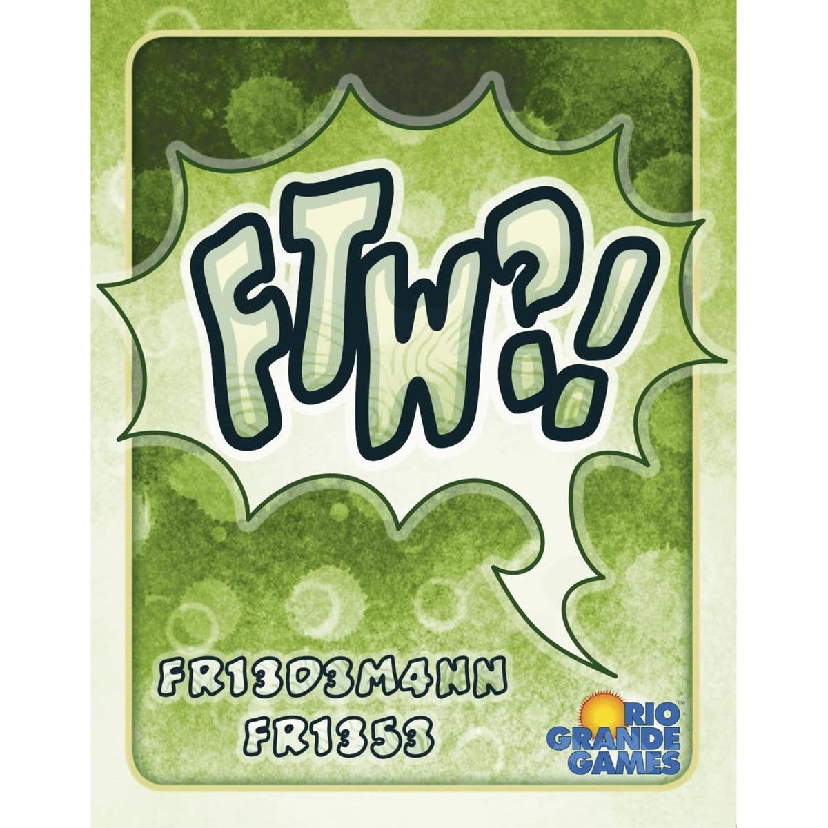 Rio Grande Games: Ftw?! - Card Game, For The Win, Lowest Points Wins, Party Game, The Tricky Card Game For 2-6 Players, Ages 14+, 25 Min
