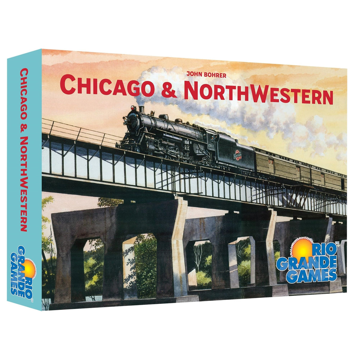 Rio Grande Games: Chicago & Northwestern - Strategic Train Board Game ...