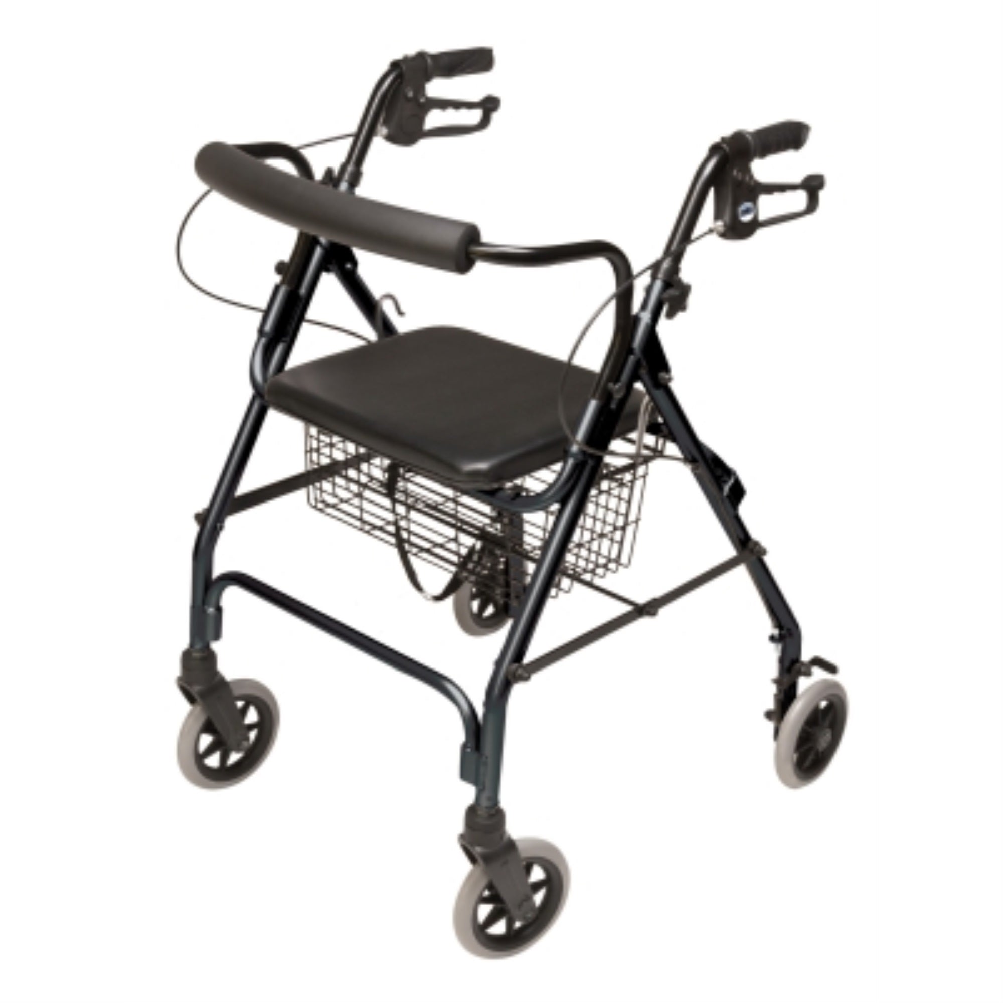 ROLLATOR ALUM LITEWT BLACK WALKABOUT LITE, LUMEX