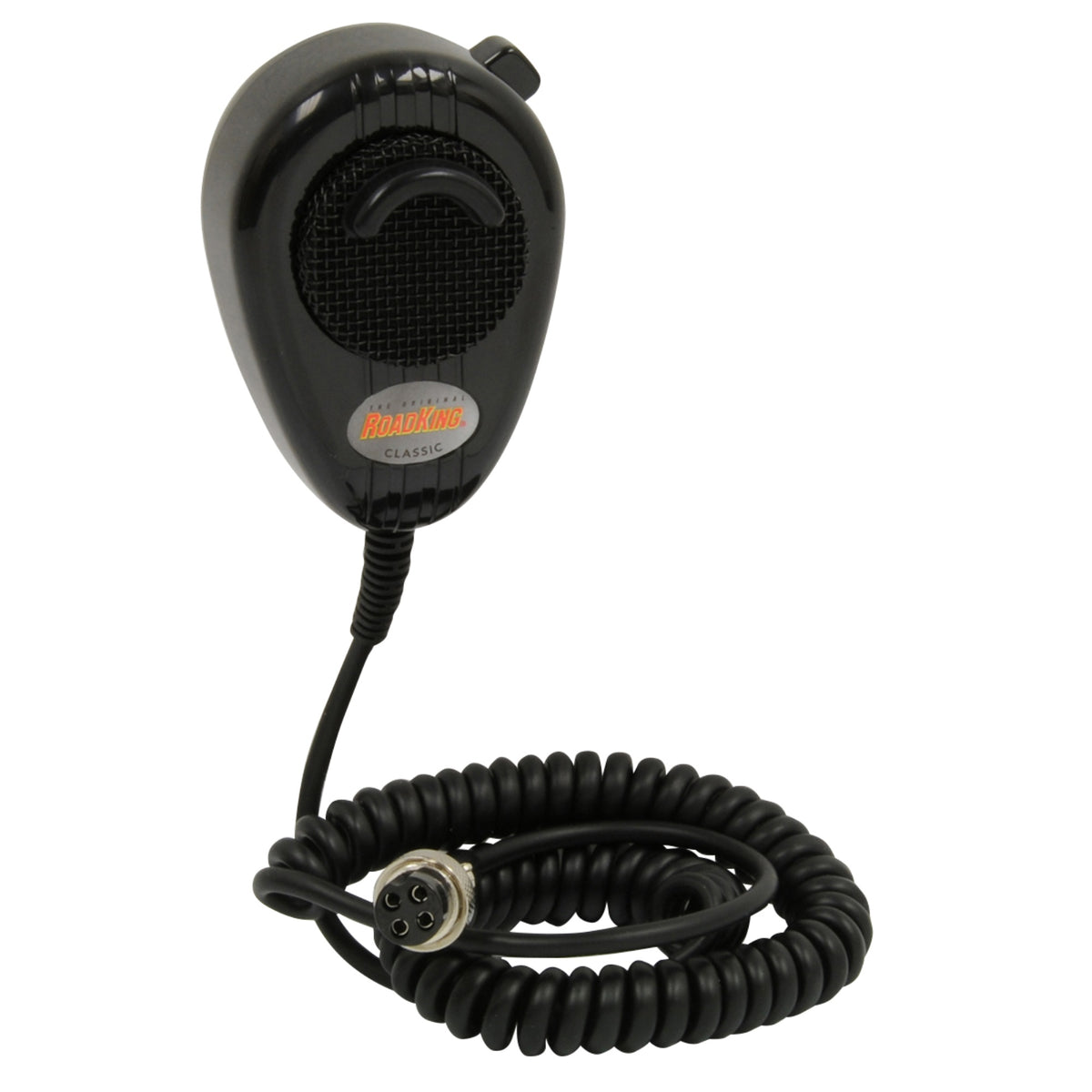 Roadking Rk56B 4-Pin Dynamic Noise Canceling Cb Microphone For Cb Amateur Ham Radio And Ssb Black