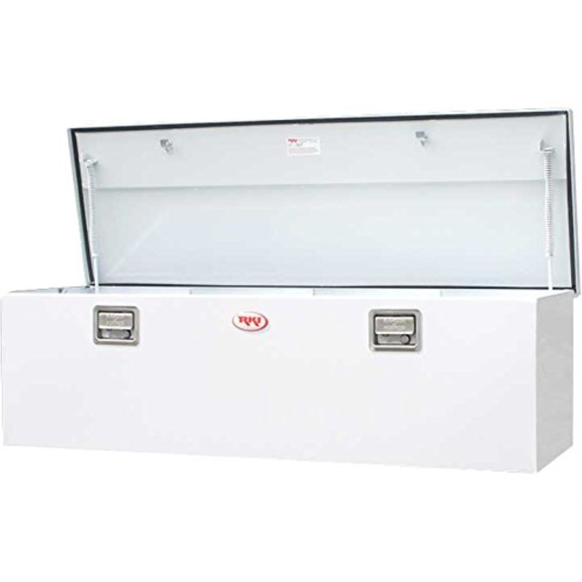 Rki M60-1Nm White Steel Single-Lid Chest Style Truck Box