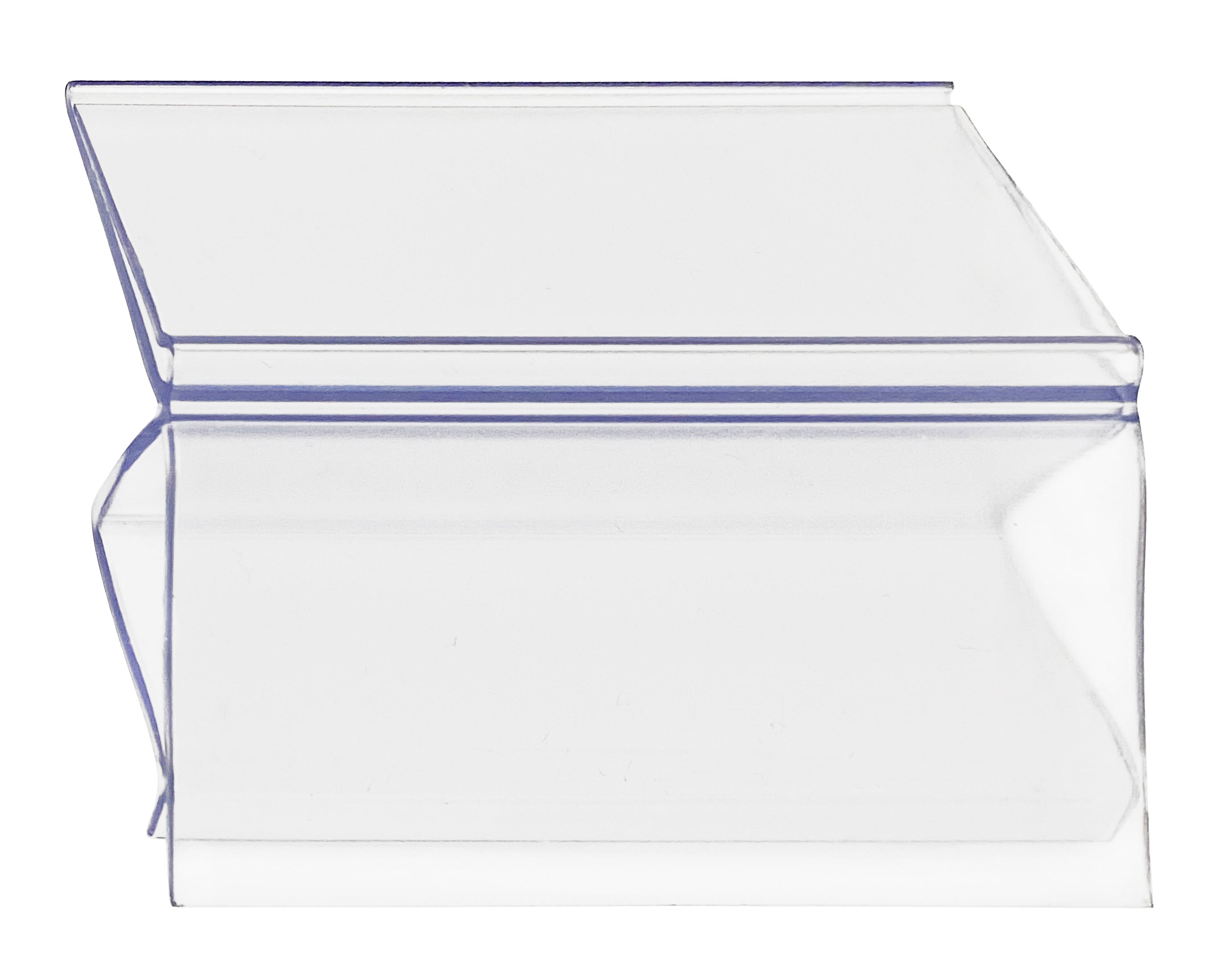 Identification Label Holder, for use at rear of any plastic bin, includes: 1" x 3" laser label inserts