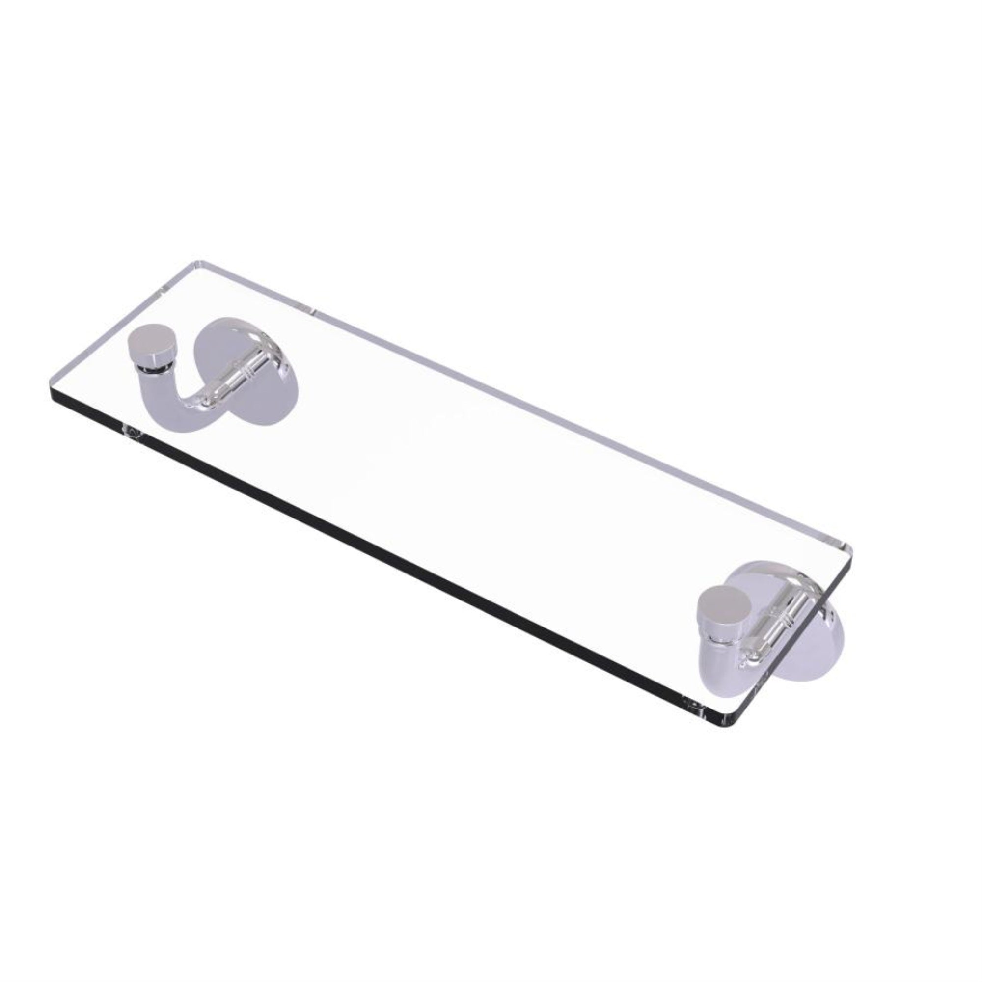 Remi Collection 16 Inch Glass Vanity Shelf  With Beveled Edges - Rm-1-16-Pc