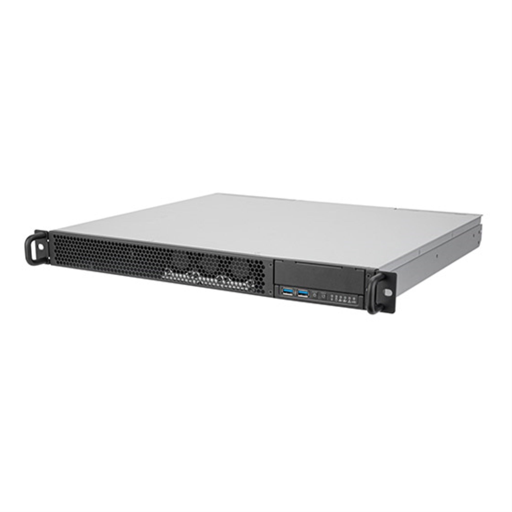 1U Rackmount Server Chassis with ATX Motherboard Support and Reversible I/O Module Design