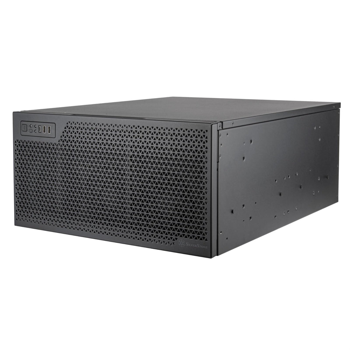 Silverstone Technology Rm52 5U Rackmount Server Chassis With Dual 360Mm Liquid Cooling Capability, Sst-Rm52