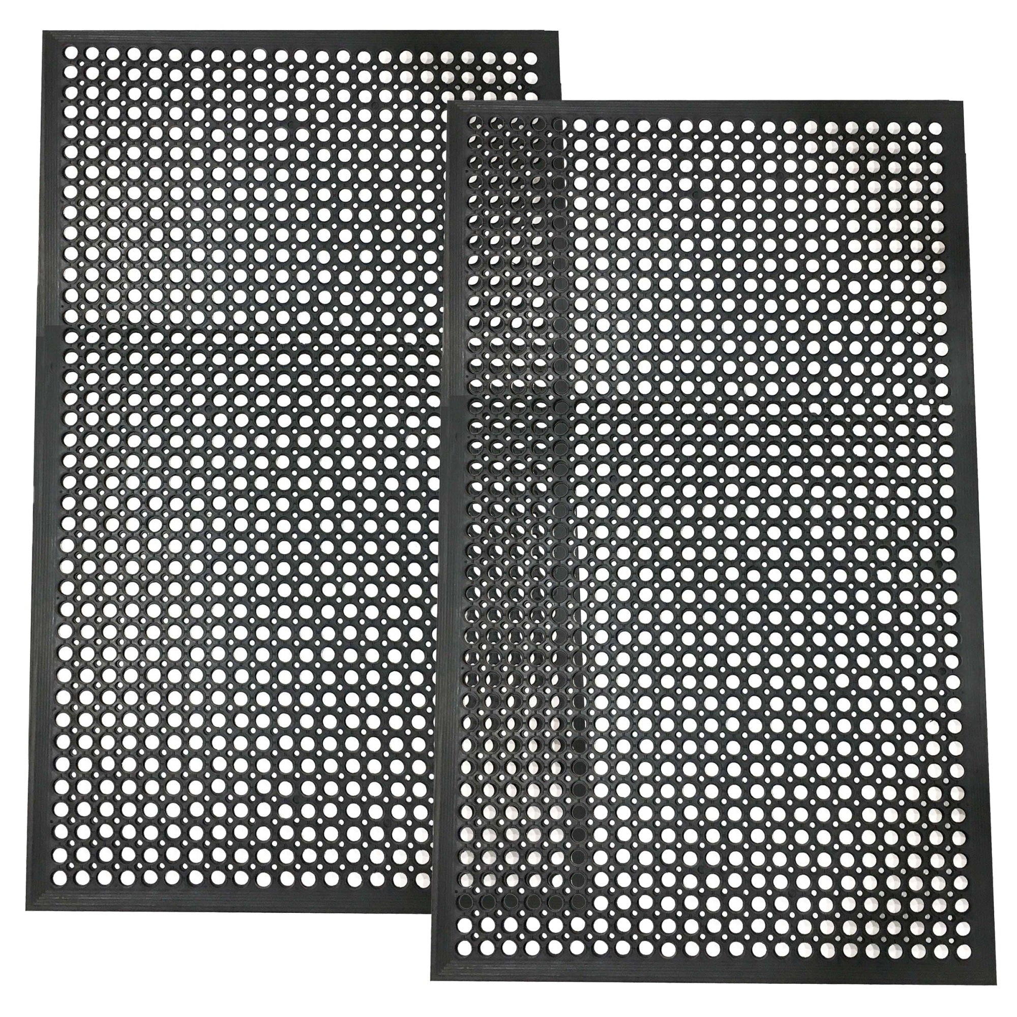 Buffalo Tools 3 X 5 Foot Industrial Rubber Floor Mat - 2Pk