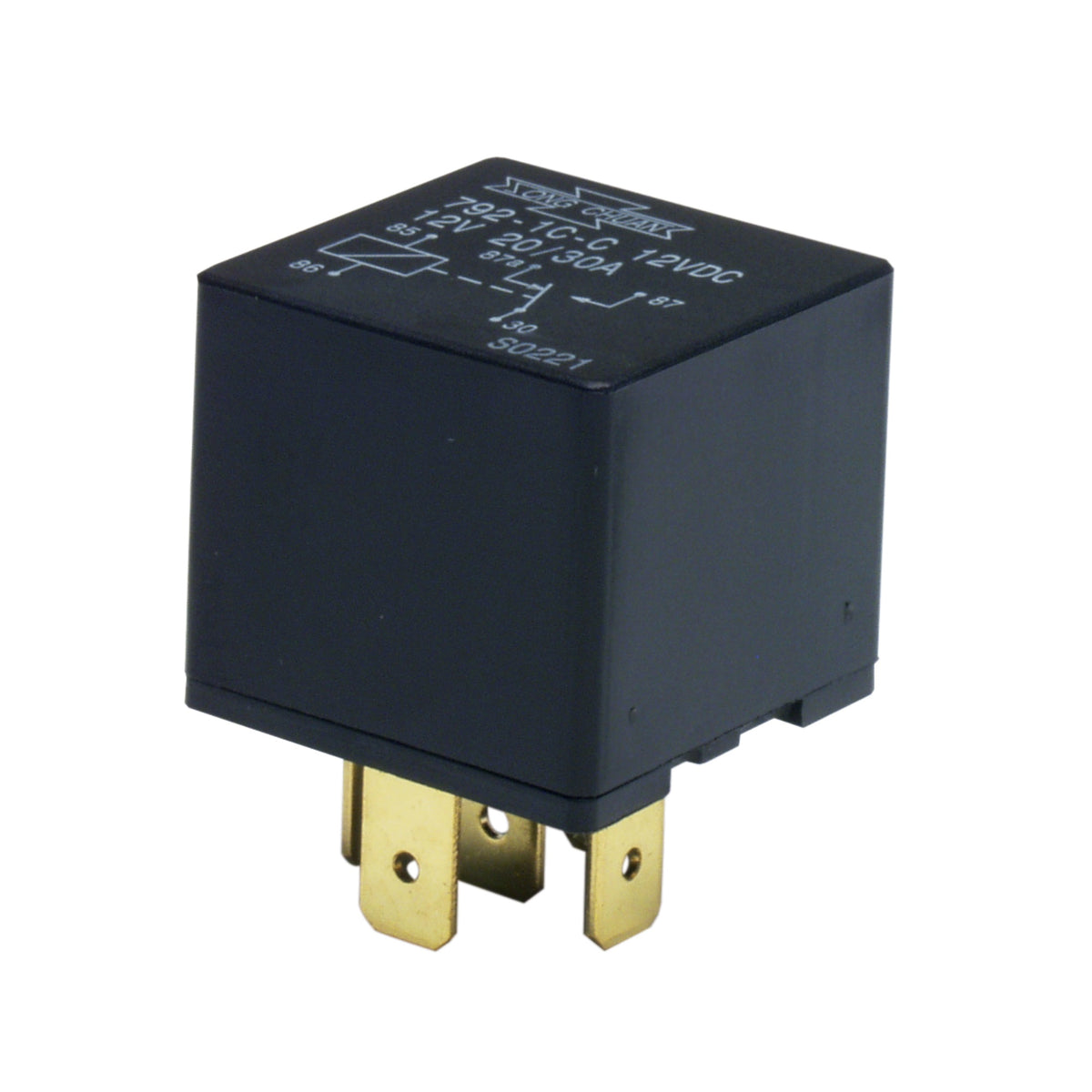 Roadpro Rp-129 Heavy-Duty Spdt Relay High-Performance 12V Spdt Latching Relay 40A Coil 30A Contacts Easy Plug-In Mount