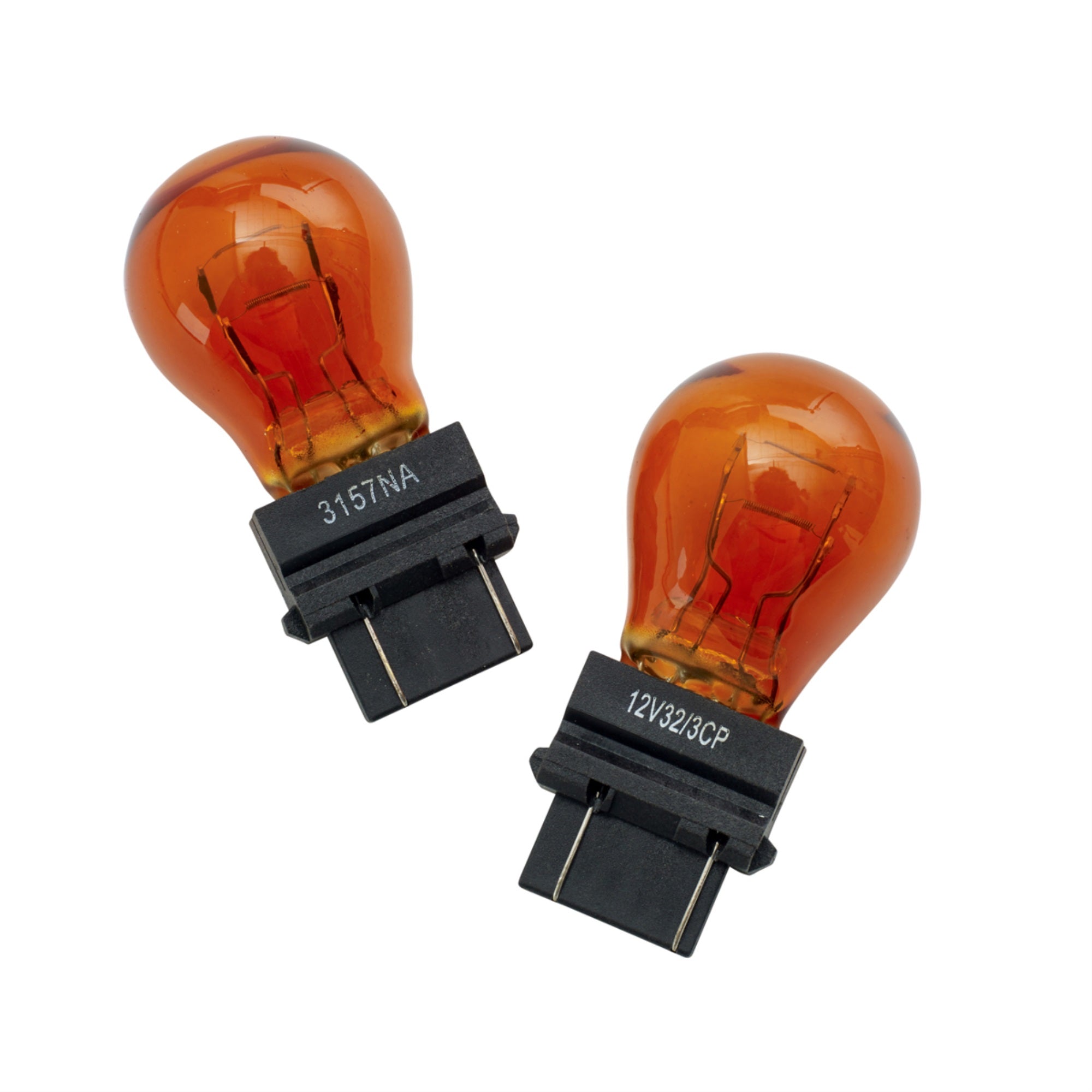 Roadpro Rp-3157Na Miniature Auto Light Bulbs 3157 Replacement Tail Light Amber Bulbs Longer-Life Wedge-Type 2 Pack