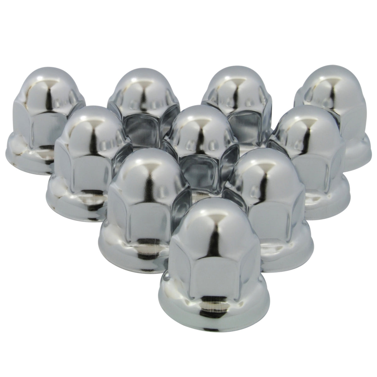 33Mm Ss Flanged Lugnut Covers 10-Pk