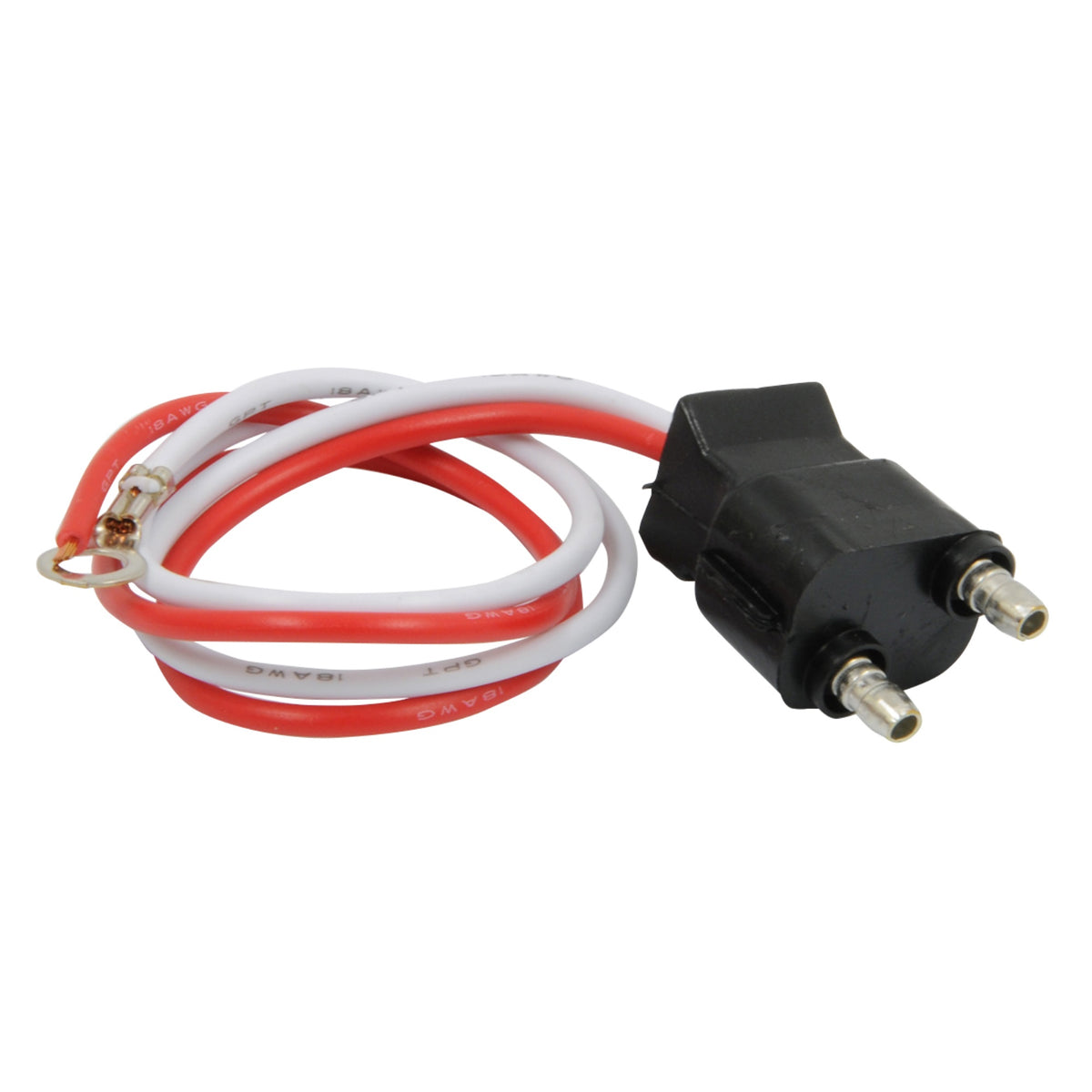 Roadpro Rp-43149 Pigtail Light Dual Wire Plug Replacement 2-Pin Truck Trailer Harness For Stop Turn Tail Light Brake And Backup Light