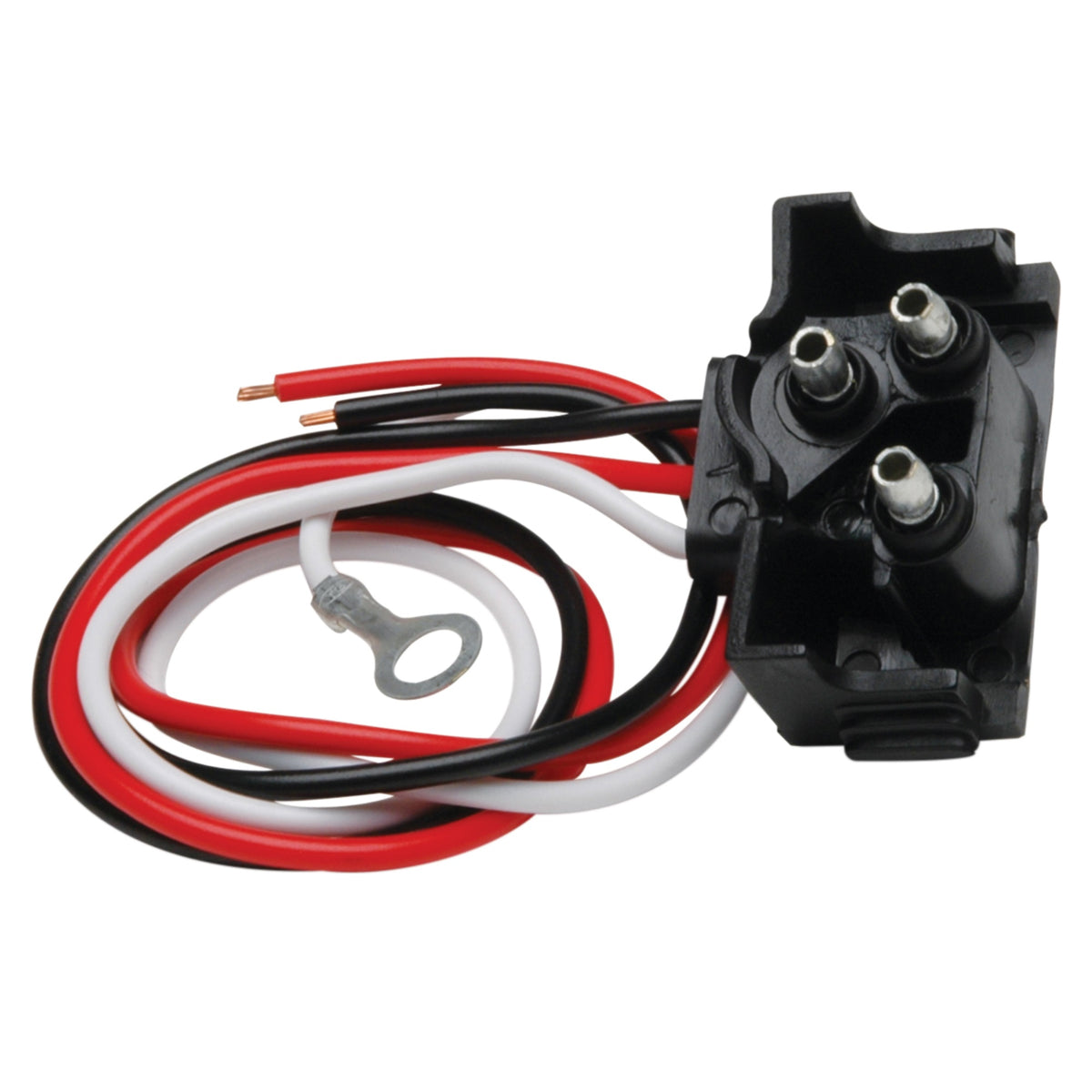 Roadpro Rp-431491 Pigtail Light Dual Wire Plug Replacement 3-Pin Truck Trailer Harness For Stop Turn Tail Light Brake And Backup Light