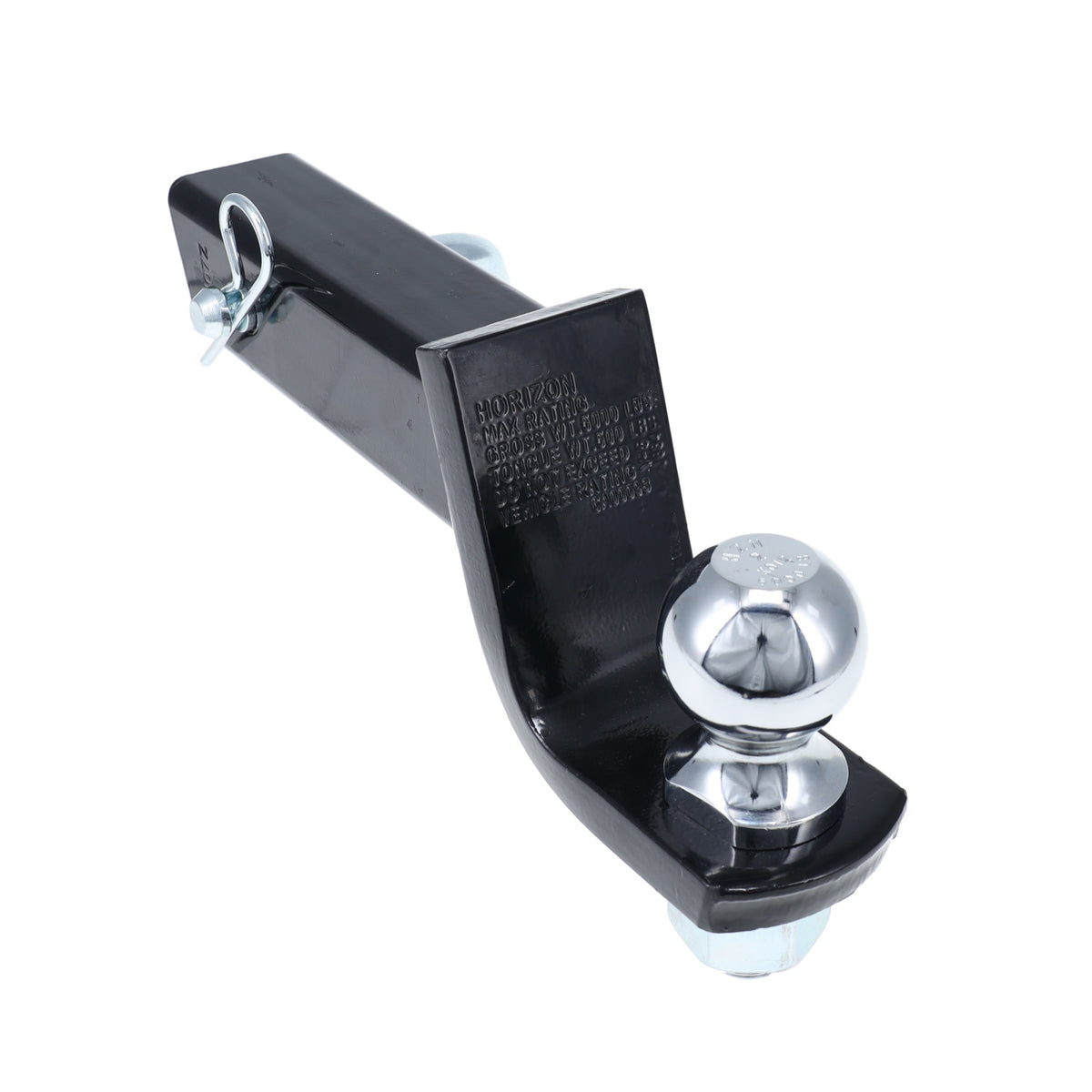 Roadpro Rp21556 Trailer Hitch Ball Mount With 2 Inch Ball And Hitch Pin Clip Solid Steel Tow Ball Hitch 2In Receiver 5000 Lbs 3.25In Drop Starter Kit