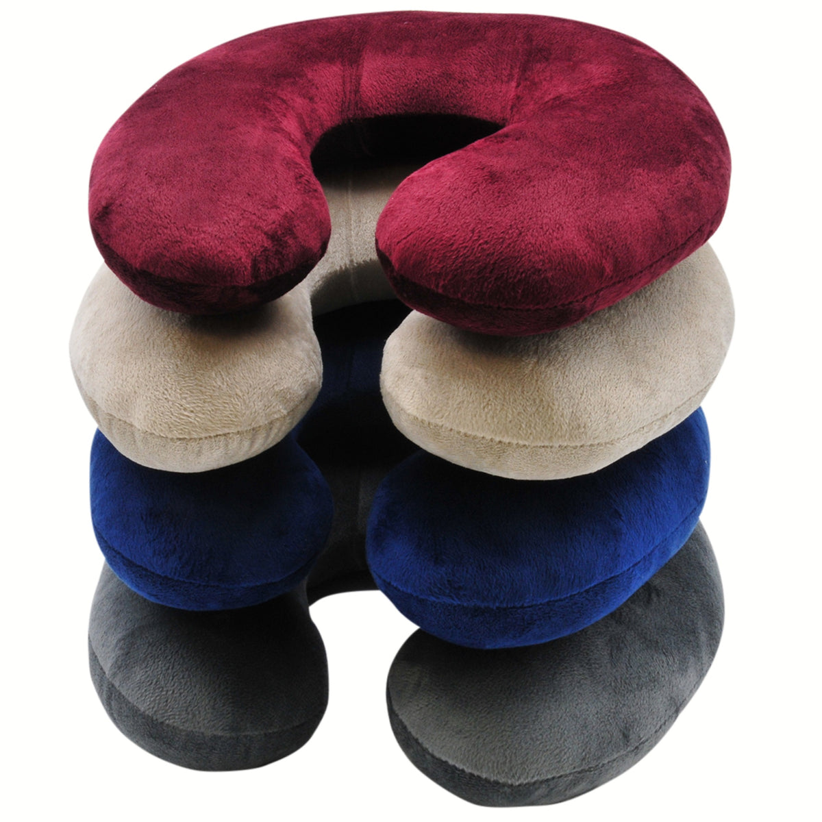 Poly Ball Fiber U Neck Support Asst Col