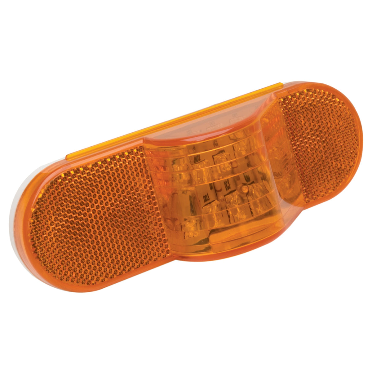 6.5X2.25In Mid Trailer Amber Oval Light