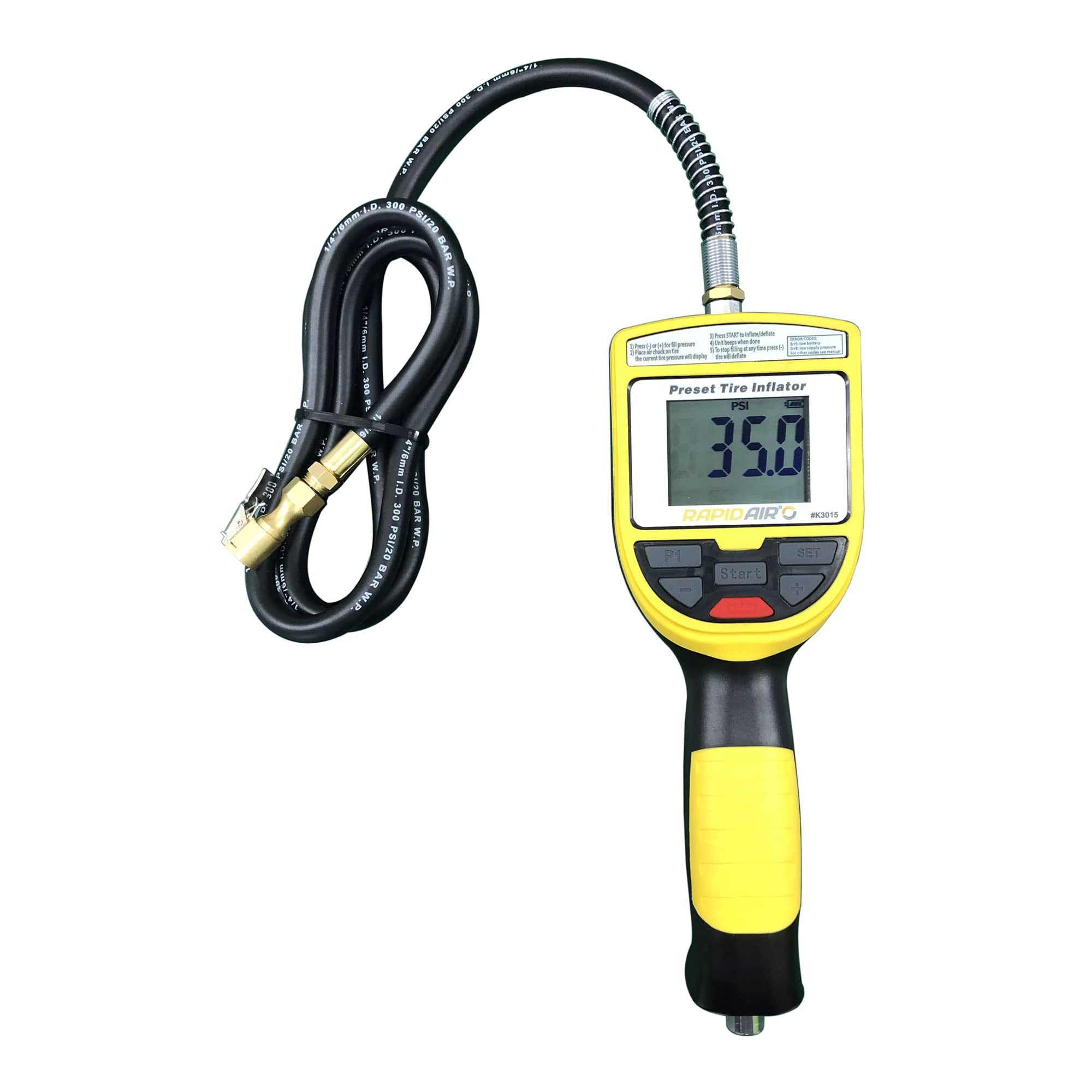 AUTOMATIC SHUTOFF TIRE INFLATOR GAUGE
