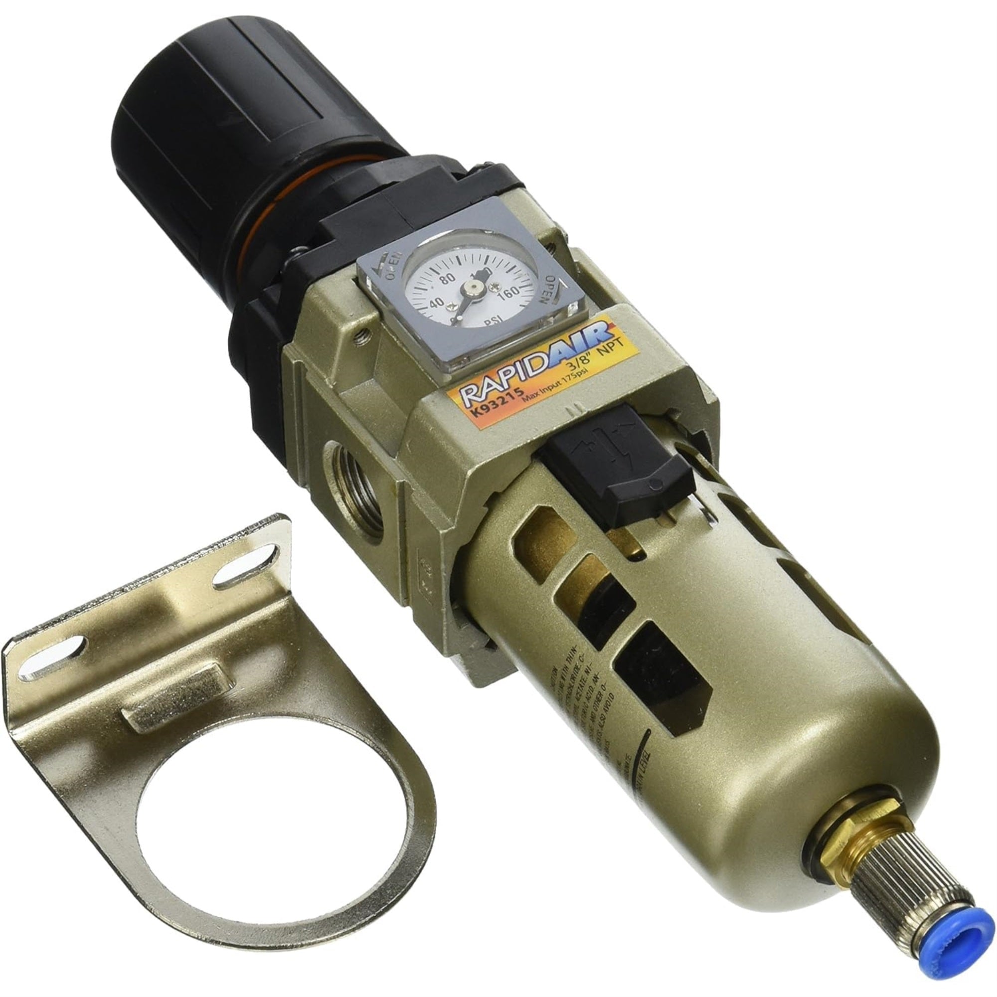 Rapidair K93215 Npt Filter Regulator, 3/8-Inch