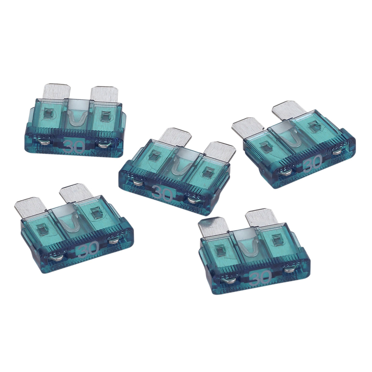 Roadpro Rpato30 30 Amp Ato Fuse-Pack Of 5 30-Amp Auto Fuses 5-Piece Truck Fuse Set Green