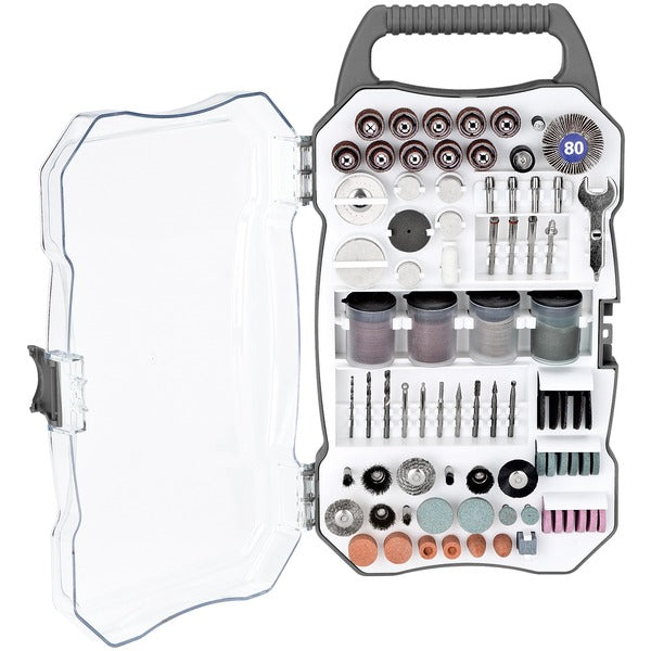 Genesis Gart208 208-Piece Rotary Tool Accessory Set