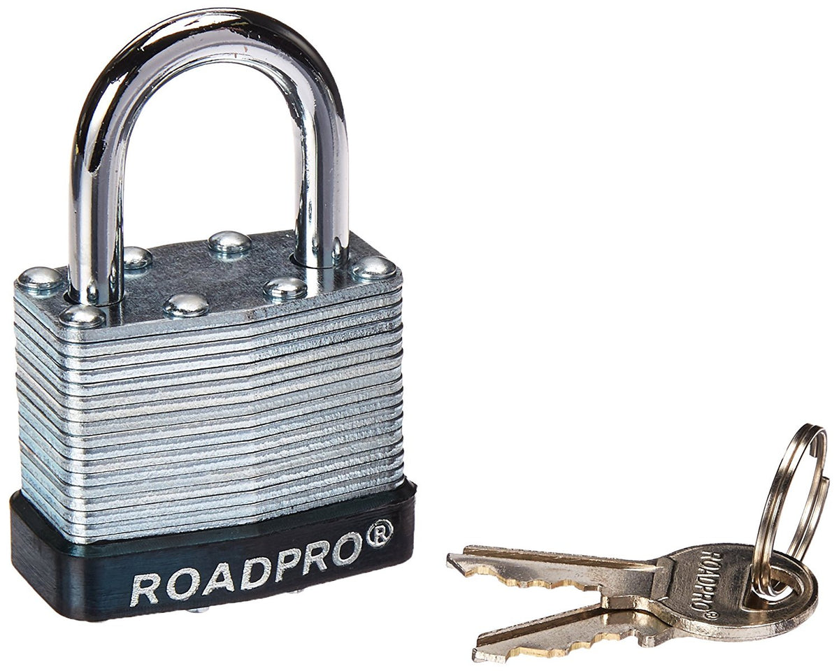 Padlock/2Pk 1.5 .In Steel Lam Key Alike