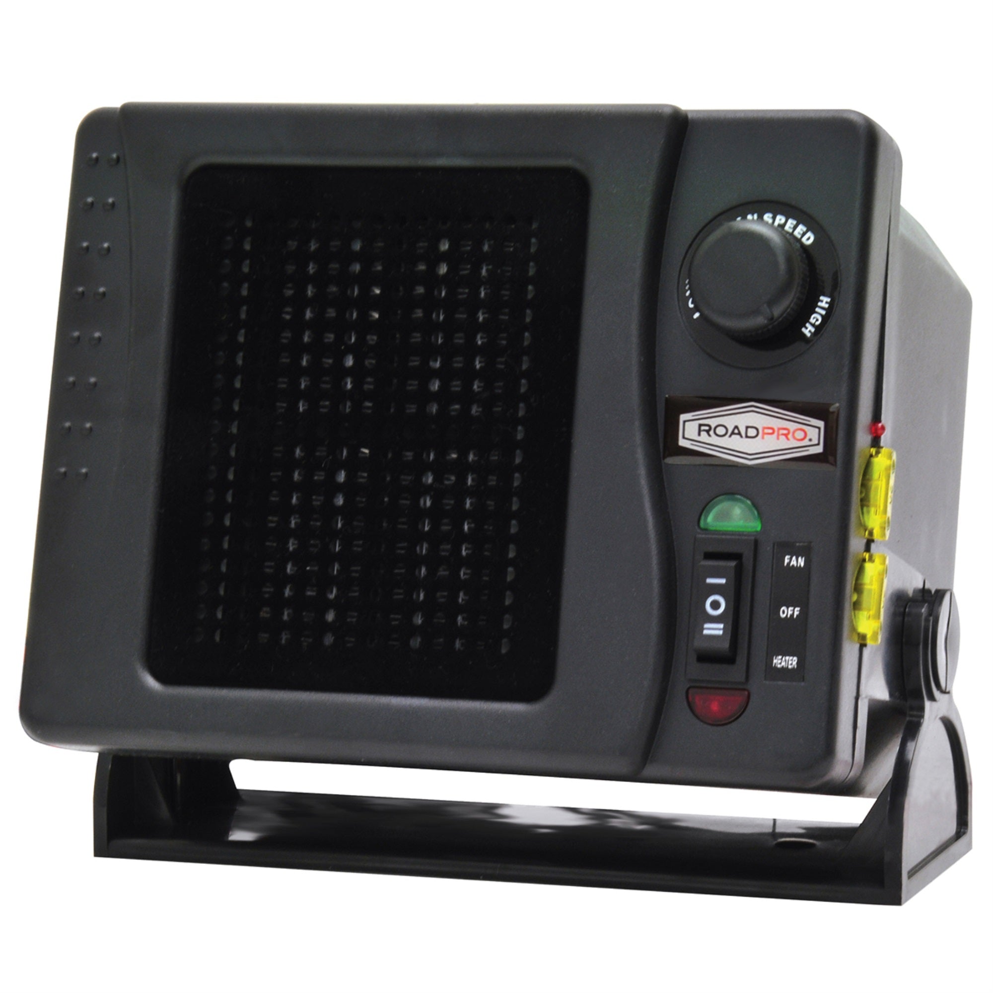 12-Volt Ceramic Heater and Fan with Swivel Base 2-in-1 Supplemental Cooling and Heating for Truck Cab RPSL-681