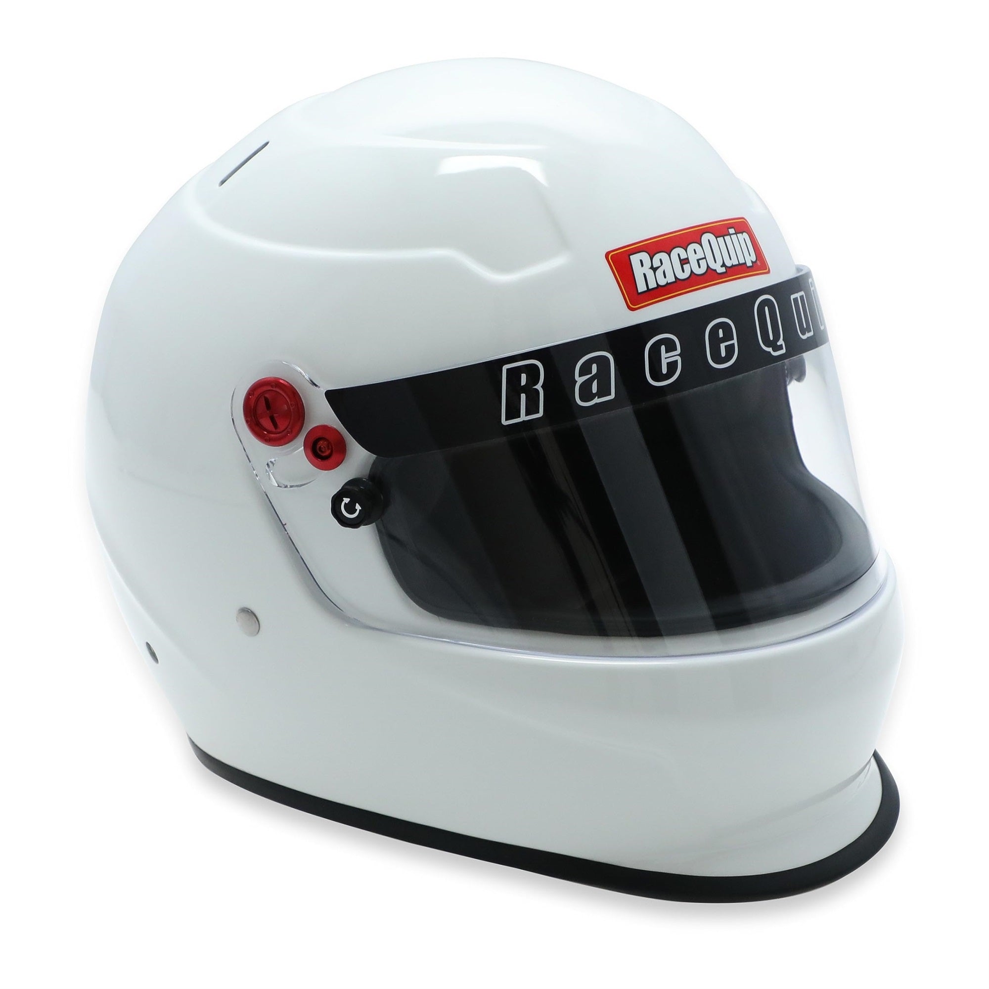 Racequip Full Face Helmet Pro20 Series Snell Sa2020 Rated Gloss White X-Large 276116
