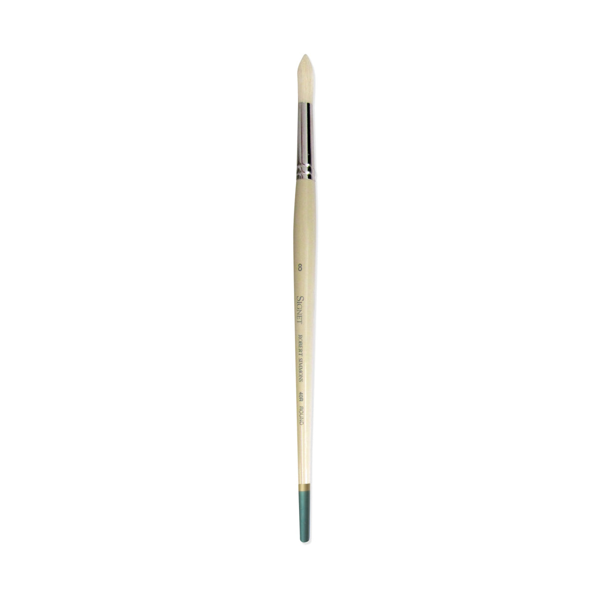 Robert Simmons Signet Brush, Long Handle, Round, 8