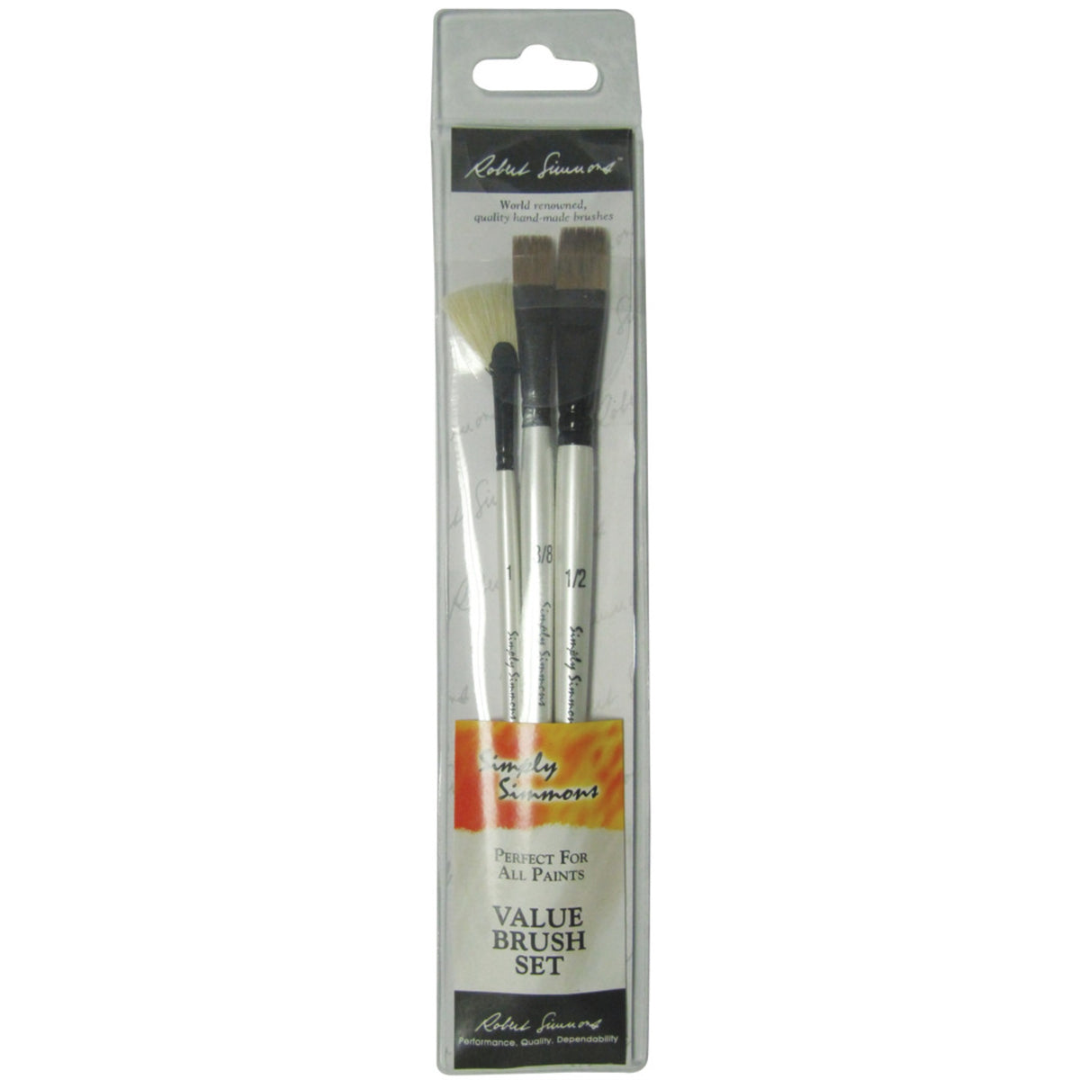 Robert Simmons Simply Simmons Value Brush Sets Grass And Grain Set Set Of 3