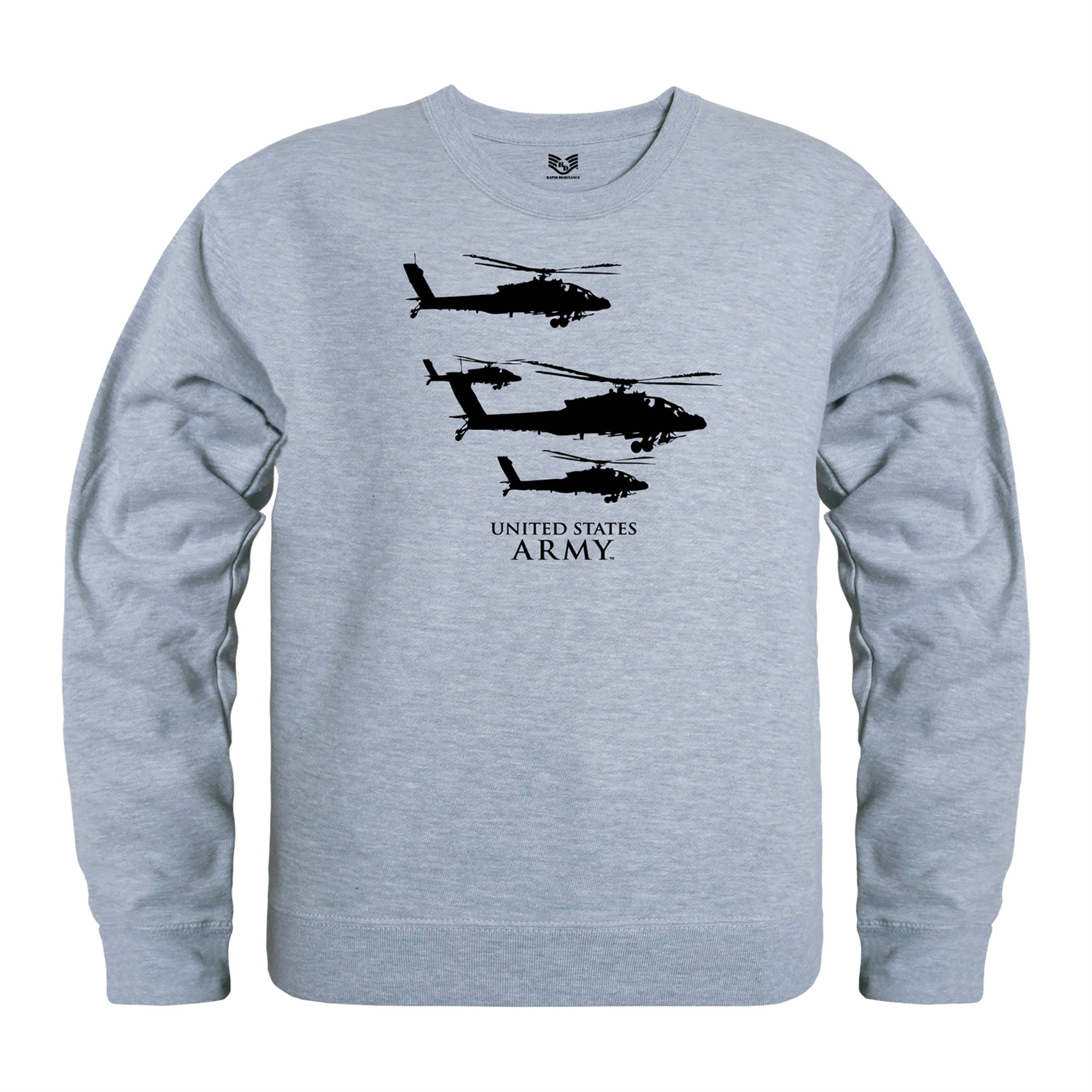 Graphic Crewneck, US Army 21, H.Gry, 2X