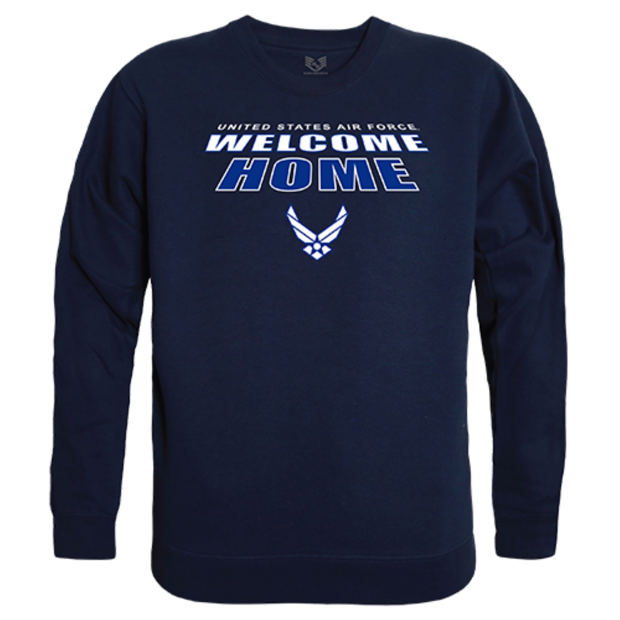 Graphic Crewneck, Welcome, USAF, Navy, XL