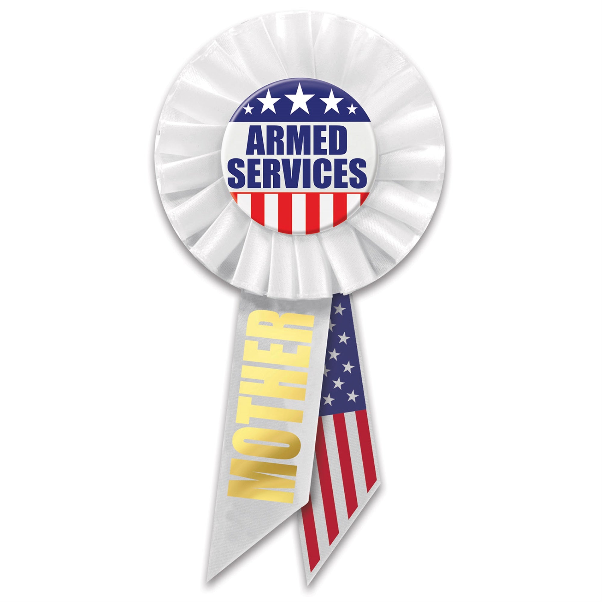 Armed Services Mother Rosette, (Pack Of 6)