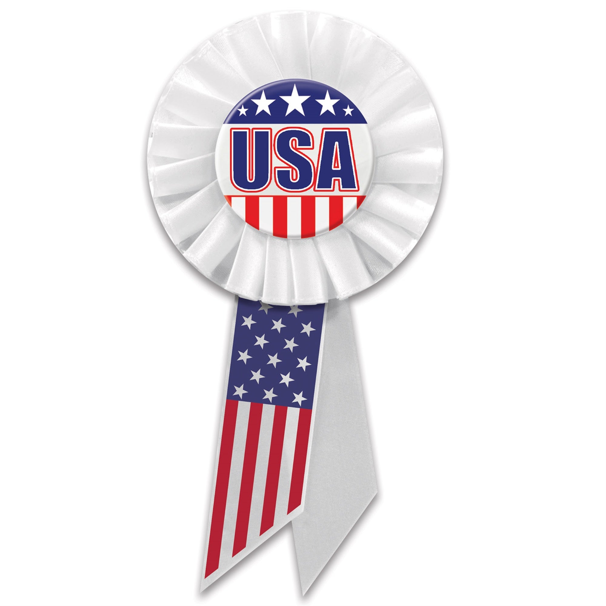 Usa Rosette, (Pack Of 6)