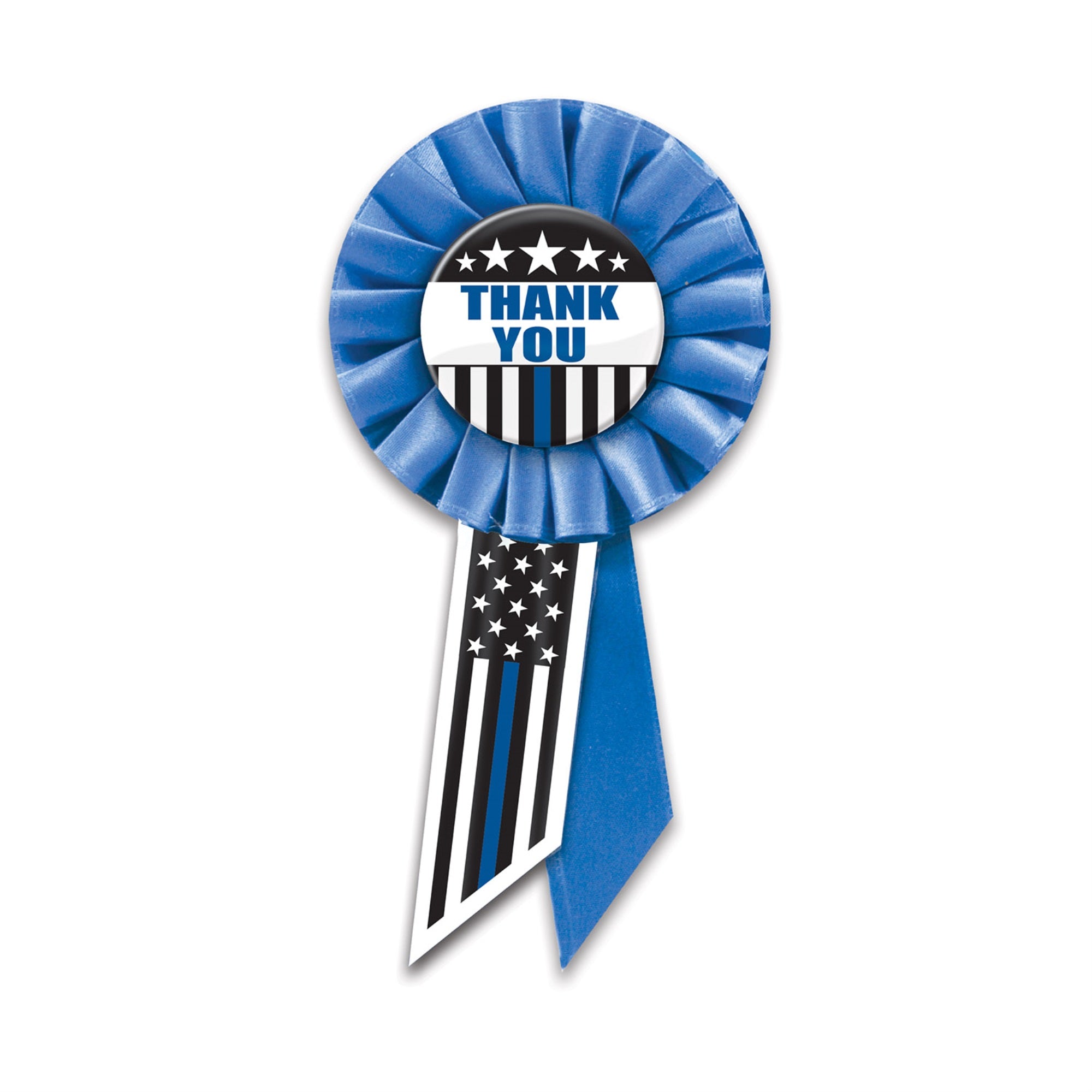 Thank You Law Enforcement Rosette, (Pack Of 6)