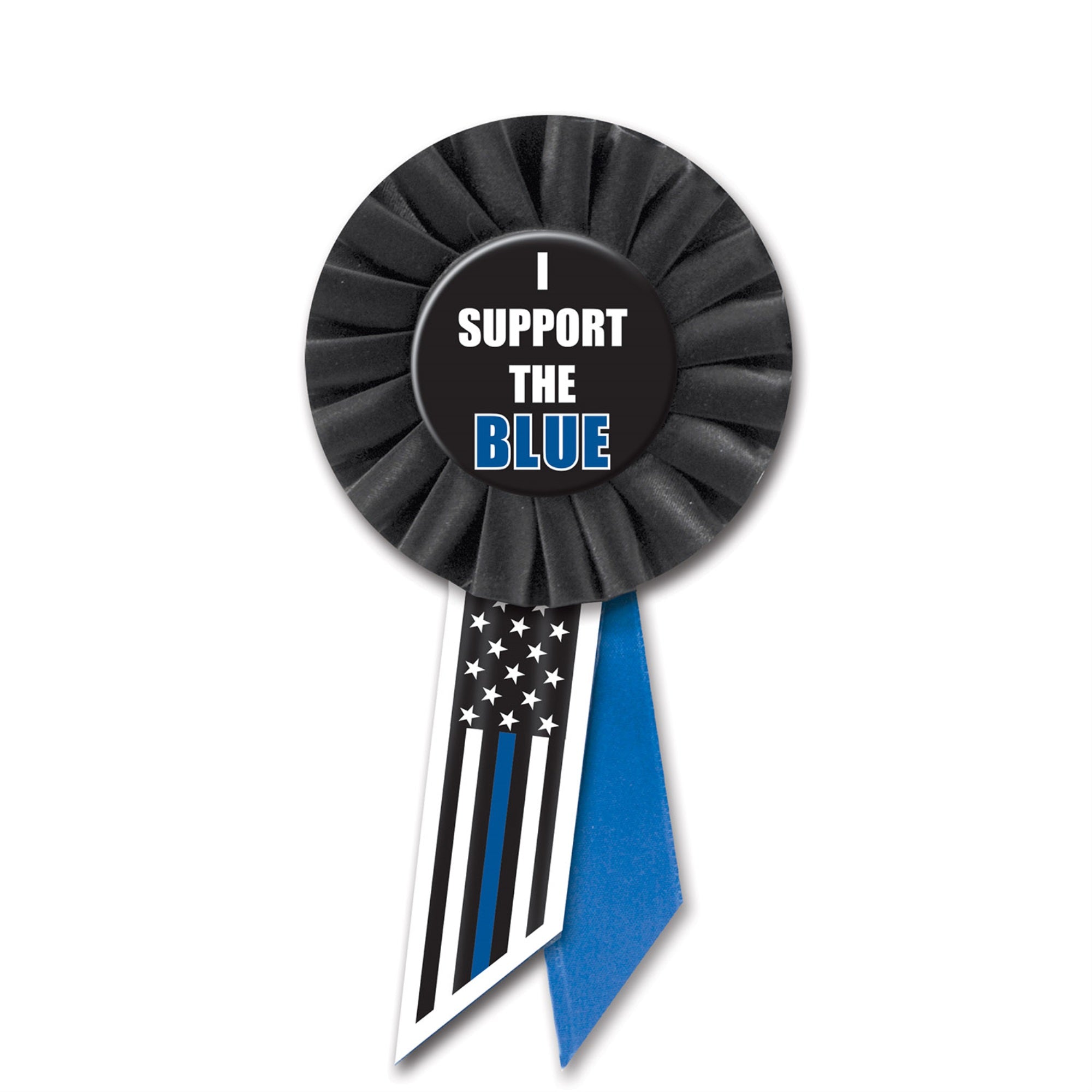 I Support The Blue Rosette, (Pack Of 6)